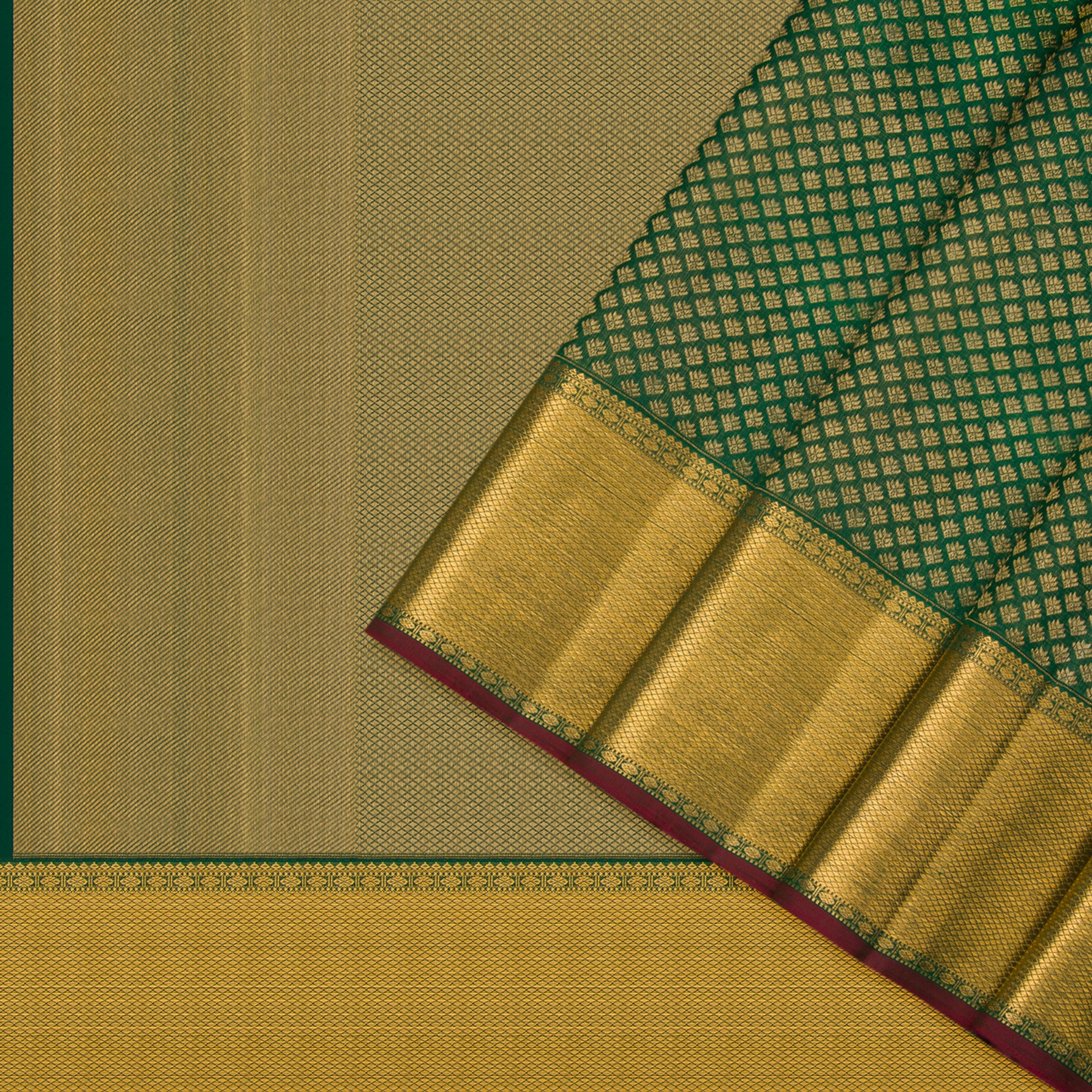 Kanakavalli Kanjivaram Silk Sari 24-599-HS001-02705 - Cover View