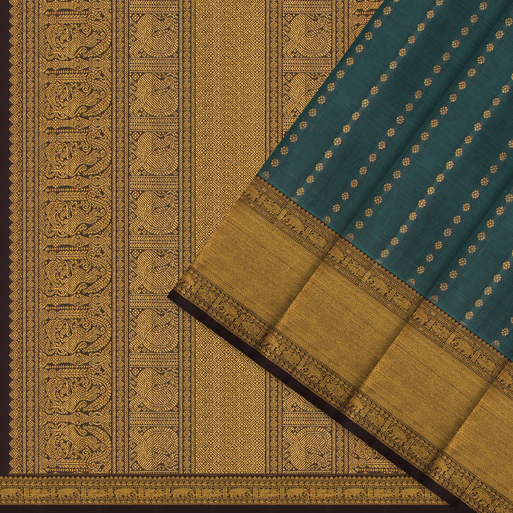 Kanakavalli Kanjivaram Silk Sari 24-599-HS001-02732 - Cover View