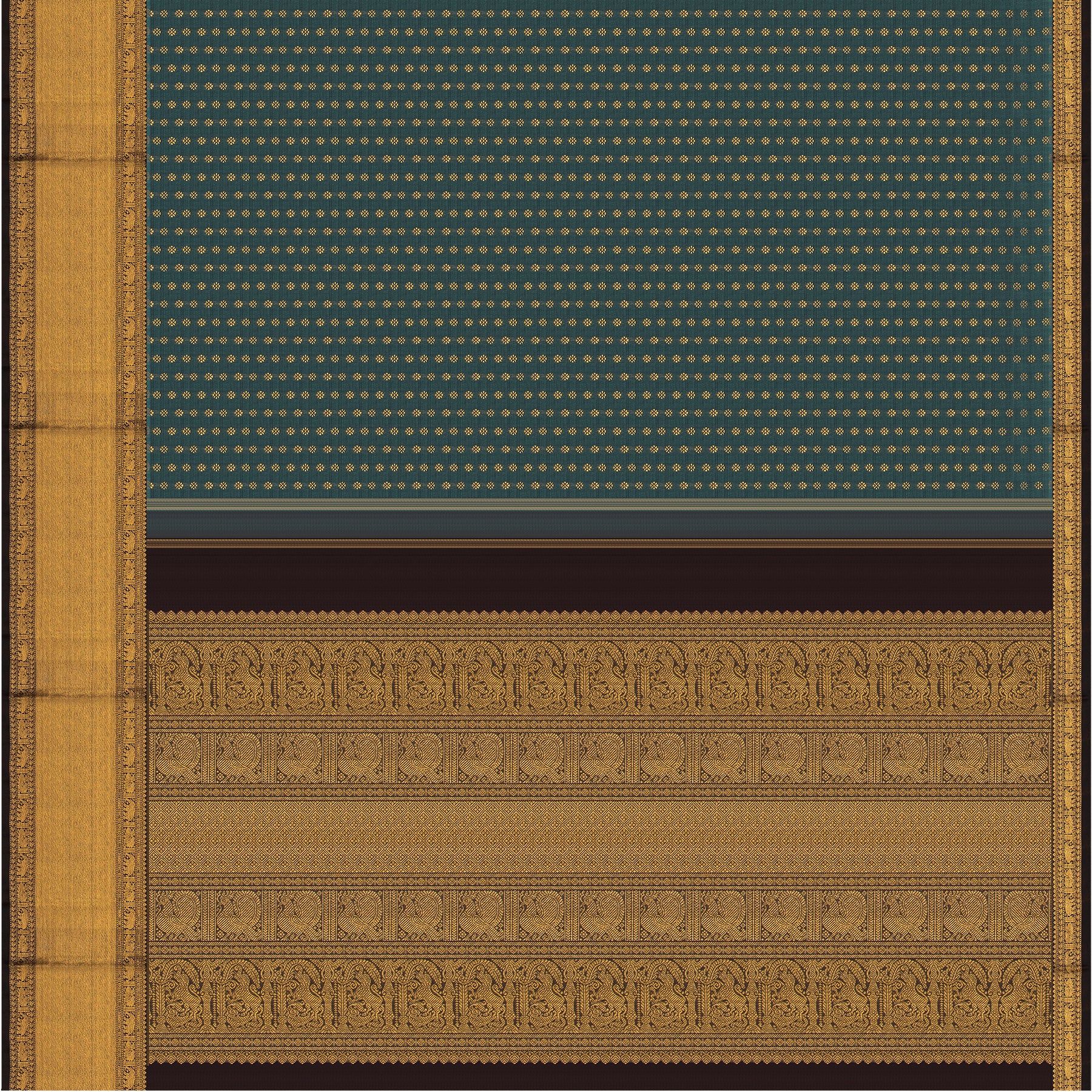 Kanakavalli Kanjivaram Silk Sari 24-599-HS001-02732 - Full View
