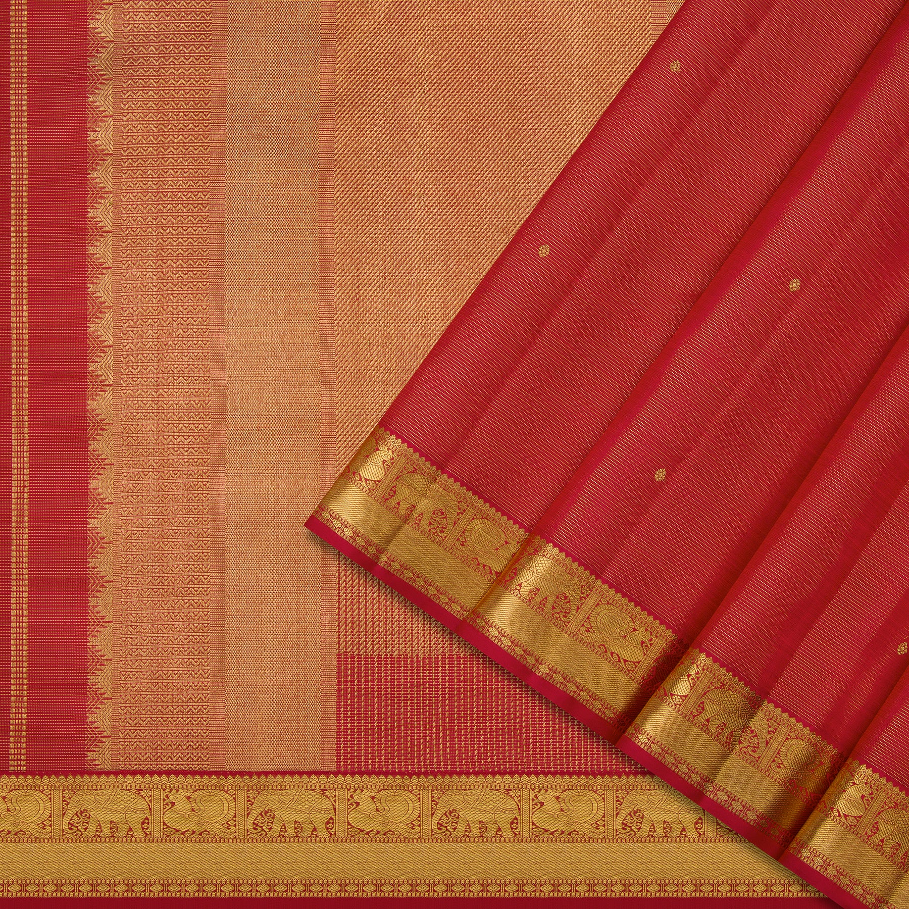 Kanakavalli Kanjivaram Silk Sari 24-599-HS001-02736 - Cover View