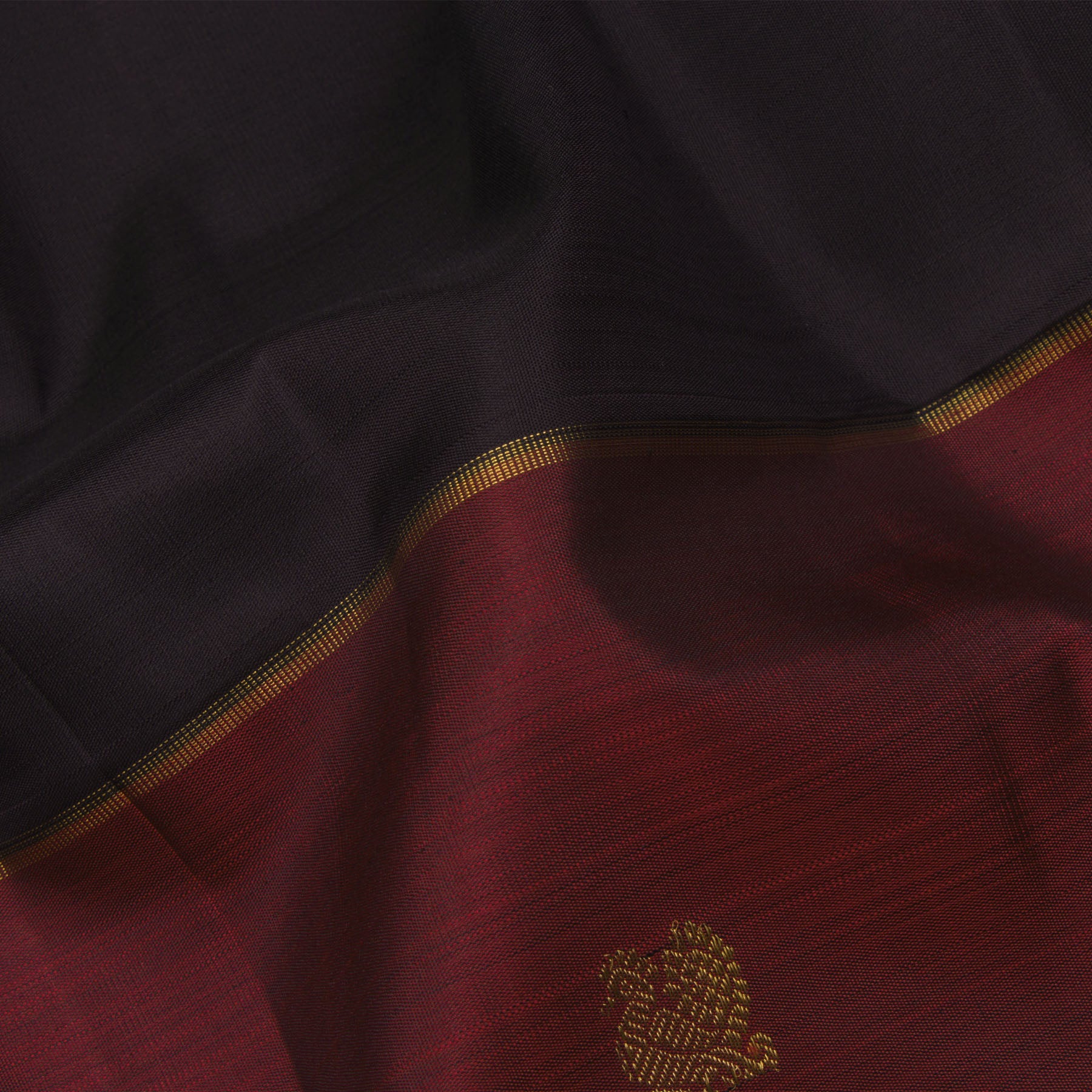 Kanakavalli Kanjivaram Silk Sari 24-599-HS001-02764 - Fabric View