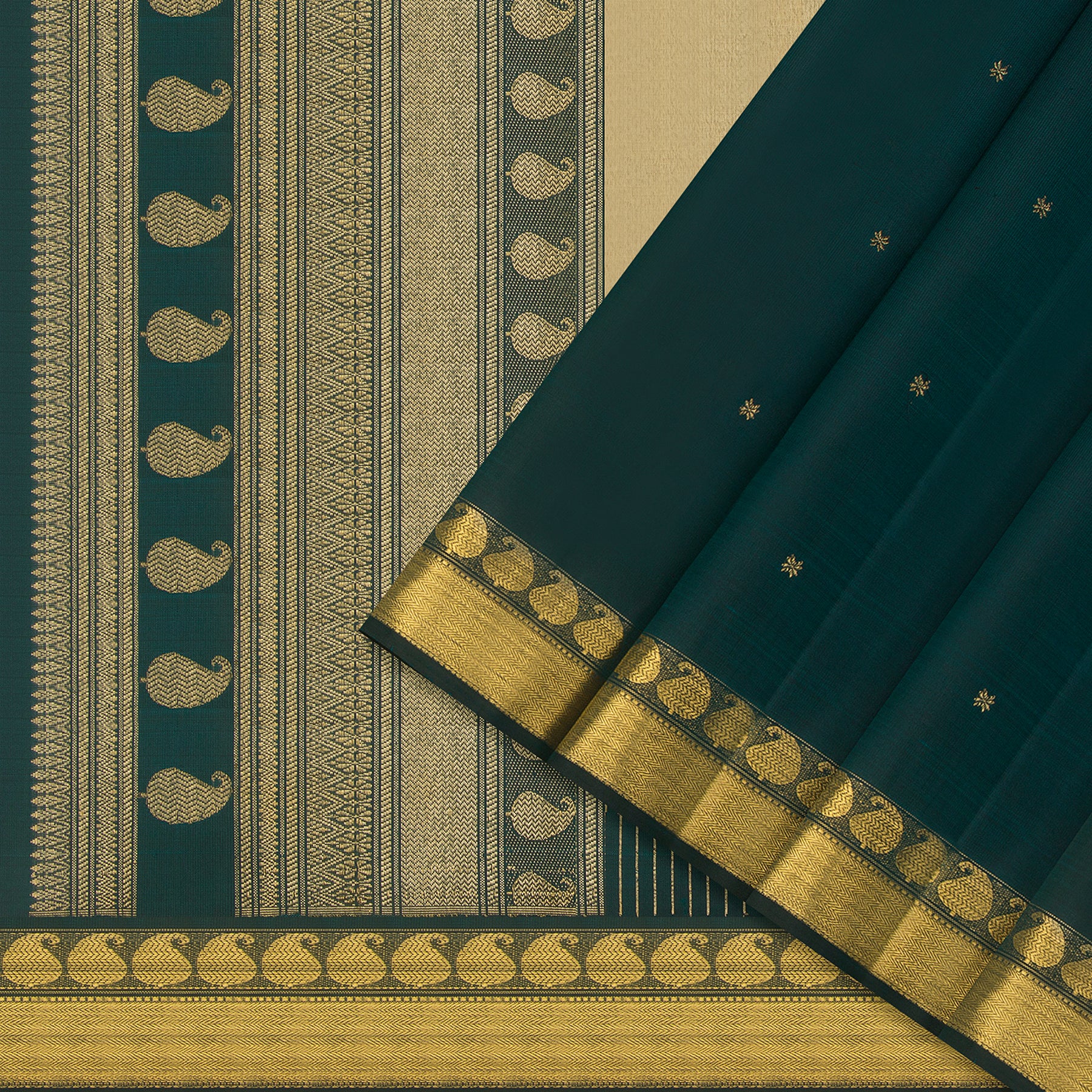 Kanakavalli Kanjivaram Silk Sari 24-599-HS001-02772 - Cover View 