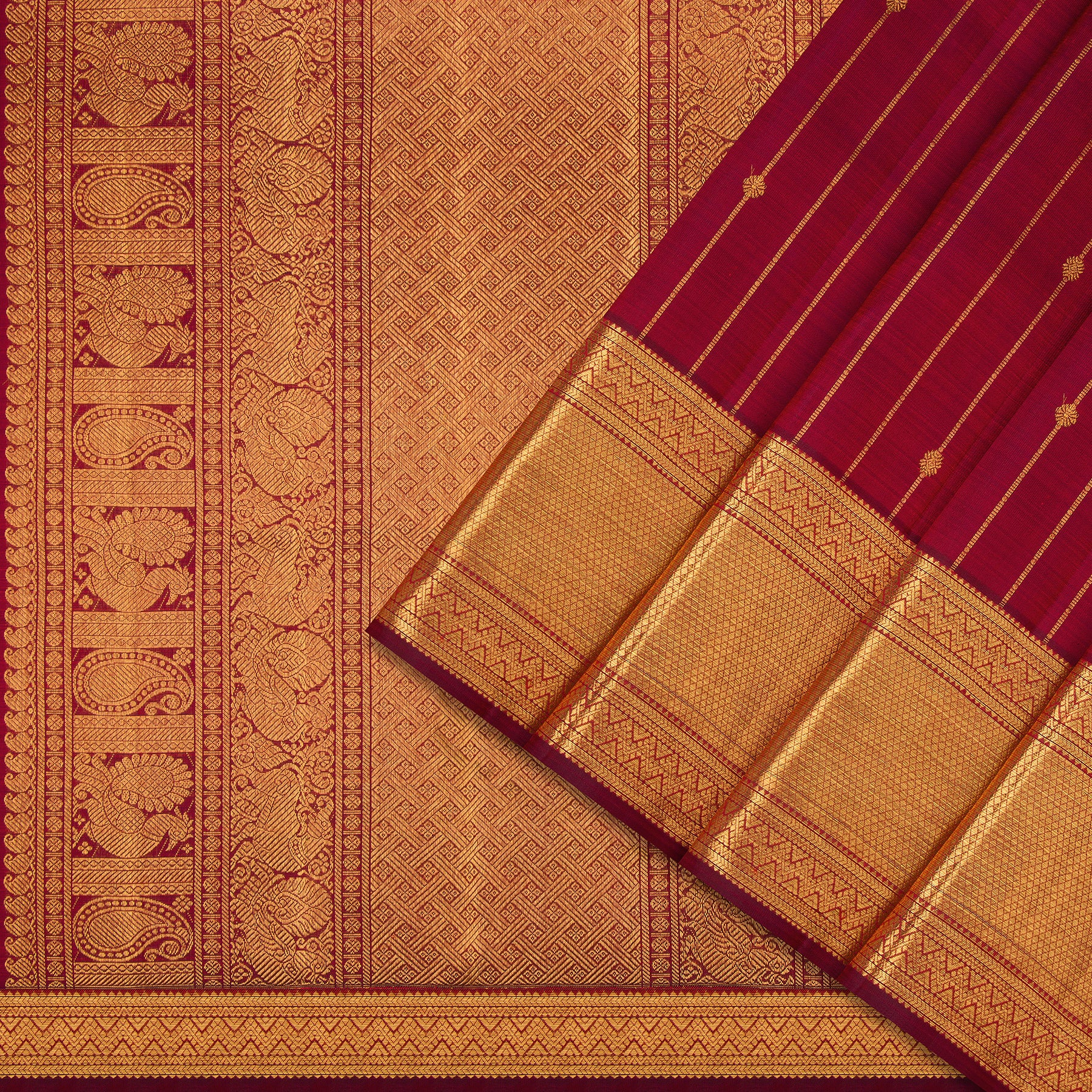 Kanakavalli Kanjivaram Silk Sari 24-599-HS001-02818 - Cover View