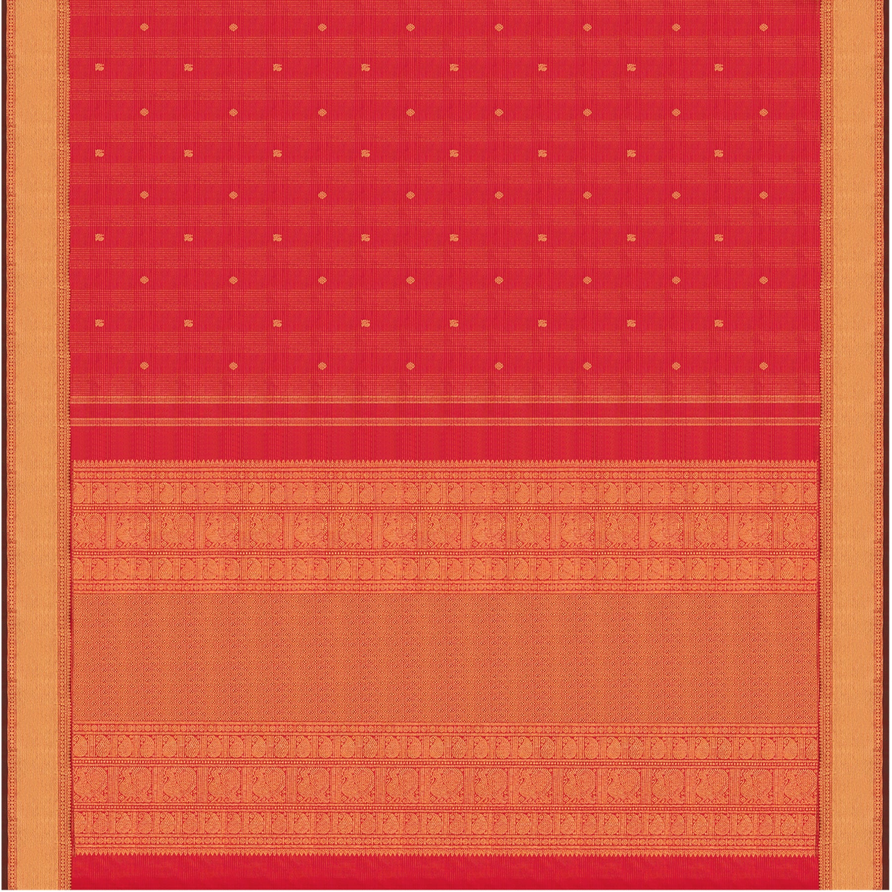 Kanakavalli Kanjivaram Silk Sari 24-599-HS001-02821 - Full View