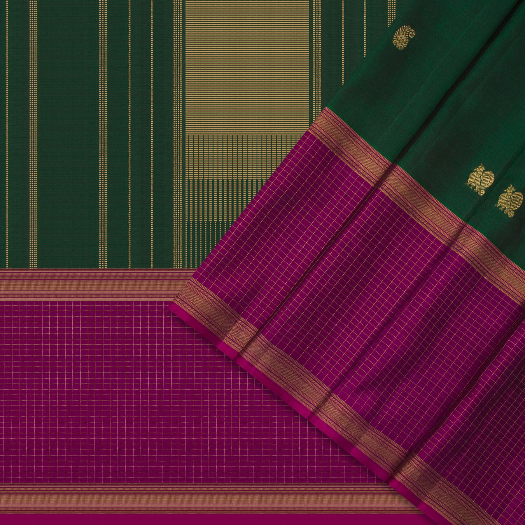 Kanakavalli Kanjivaram Silk Sari 24-599-HS001-02835 - Cover View