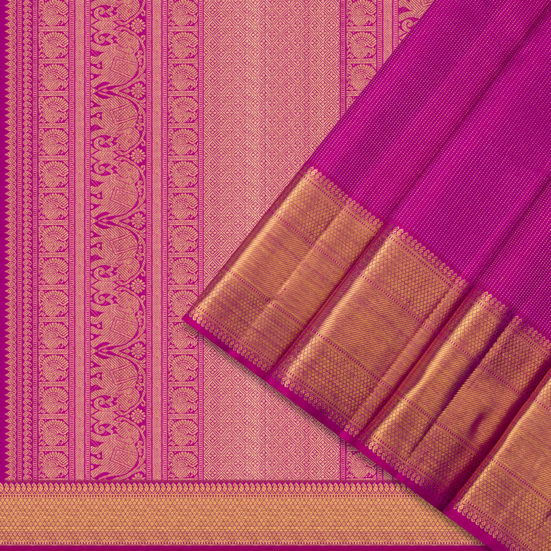 Kanakavalli Kanjivaram Silk Sari 24-599-HS001-03286 - Cover View