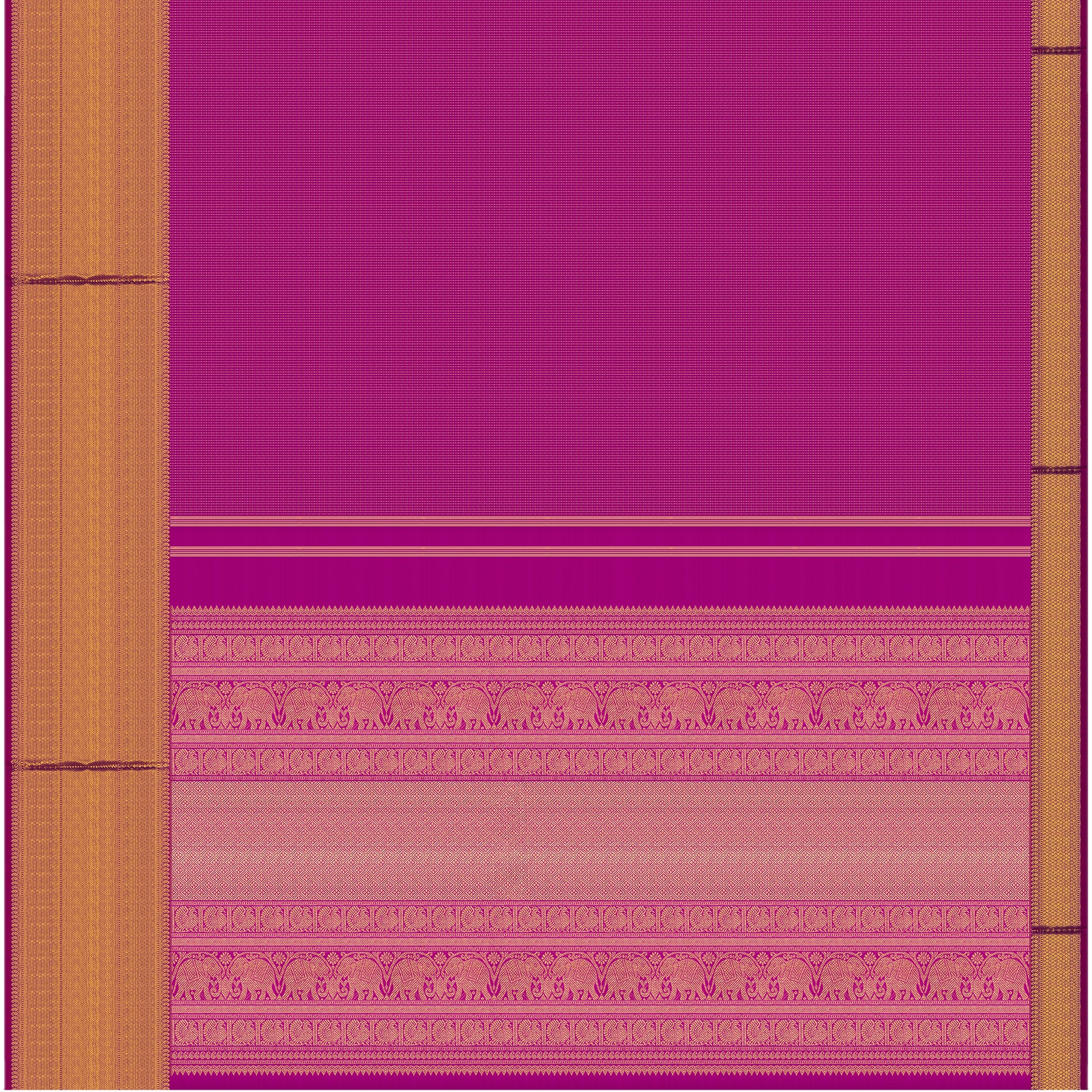 Kanakavalli Kanjivaram Silk Sari 24-599-HS001-03286 - Full View