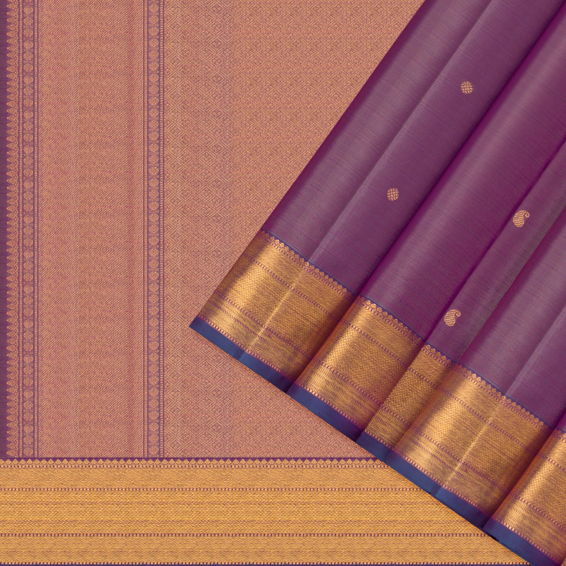 Kanakavalli Kanjivaram Silk Sari 24-599-HS001-03287 - Cover View