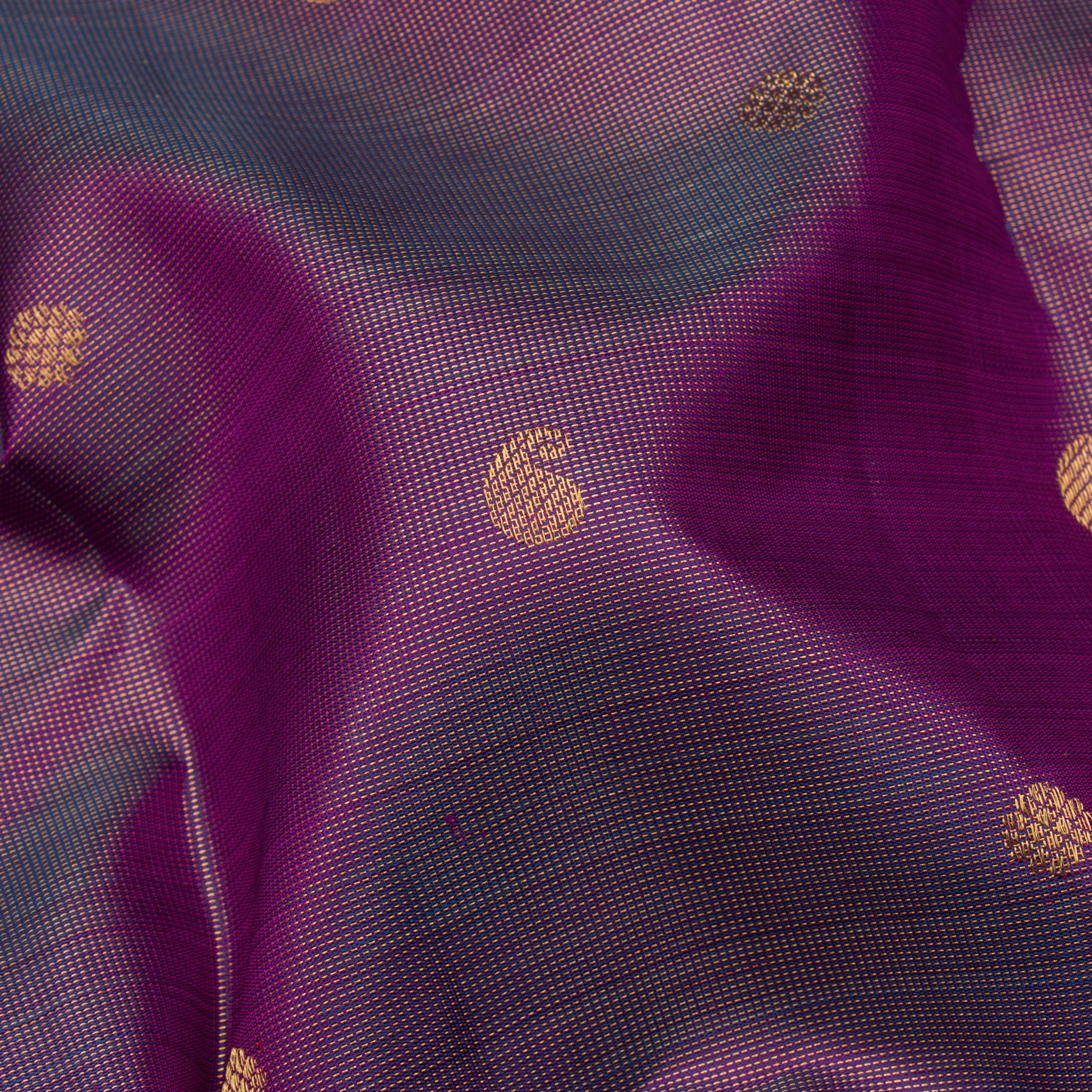 Kanakavalli Kanjivaram Silk Sari 24-599-HS001-03287 - Fabric View