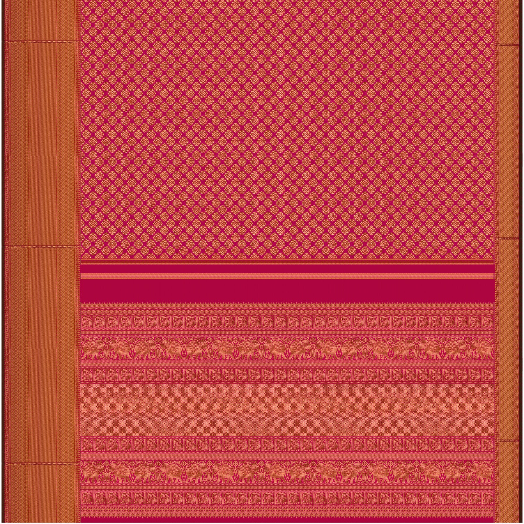 Kanakavalli Kanjivaram Silk Sari 24-599-HS001-03295 - Full View