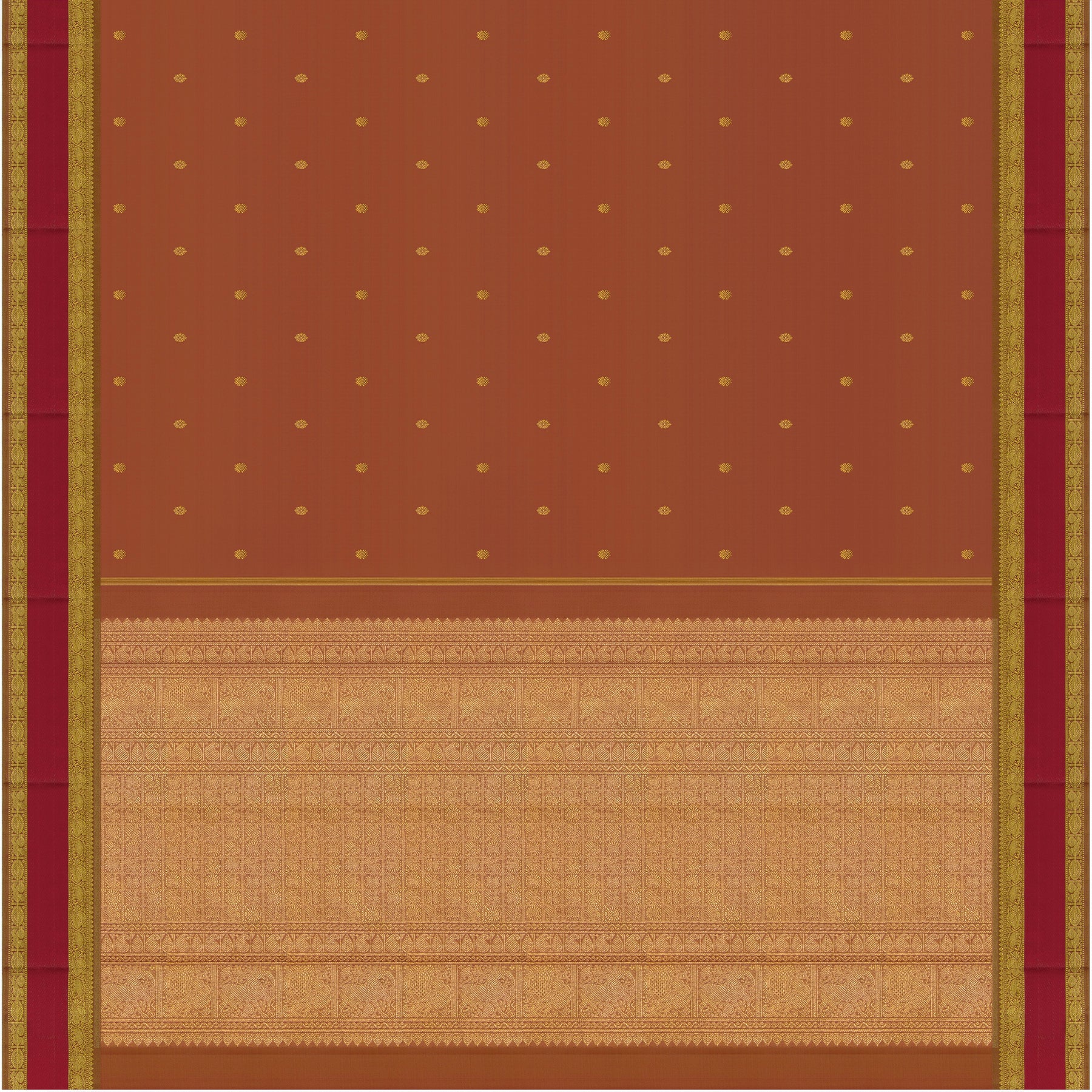 Kanakavalli Kanjivaram Silk Sari 24-599-HS001-03628 - Full View