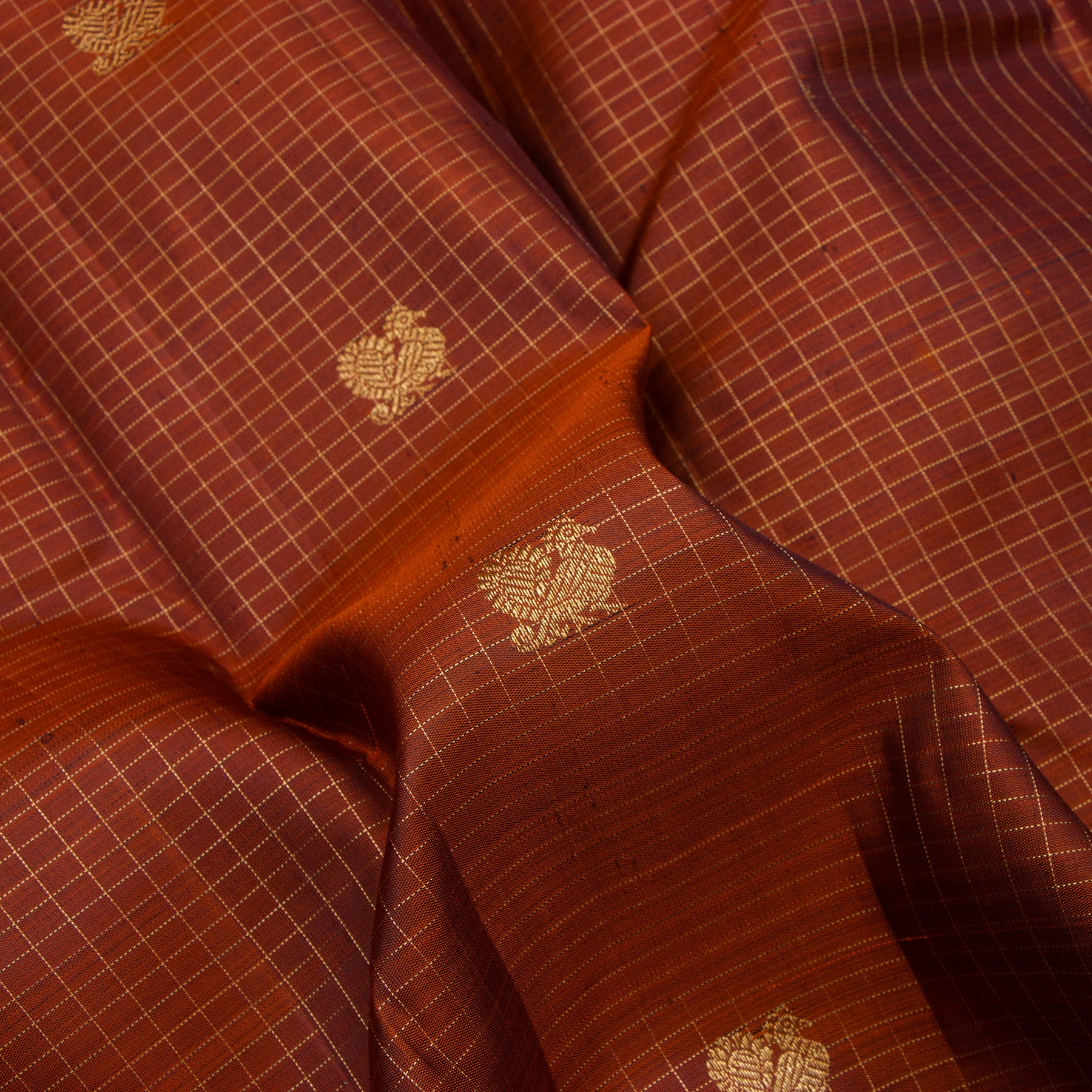 Kanakavalli Kanjivaram Silk Sari 24-599-HS001-03638 - Fabric View