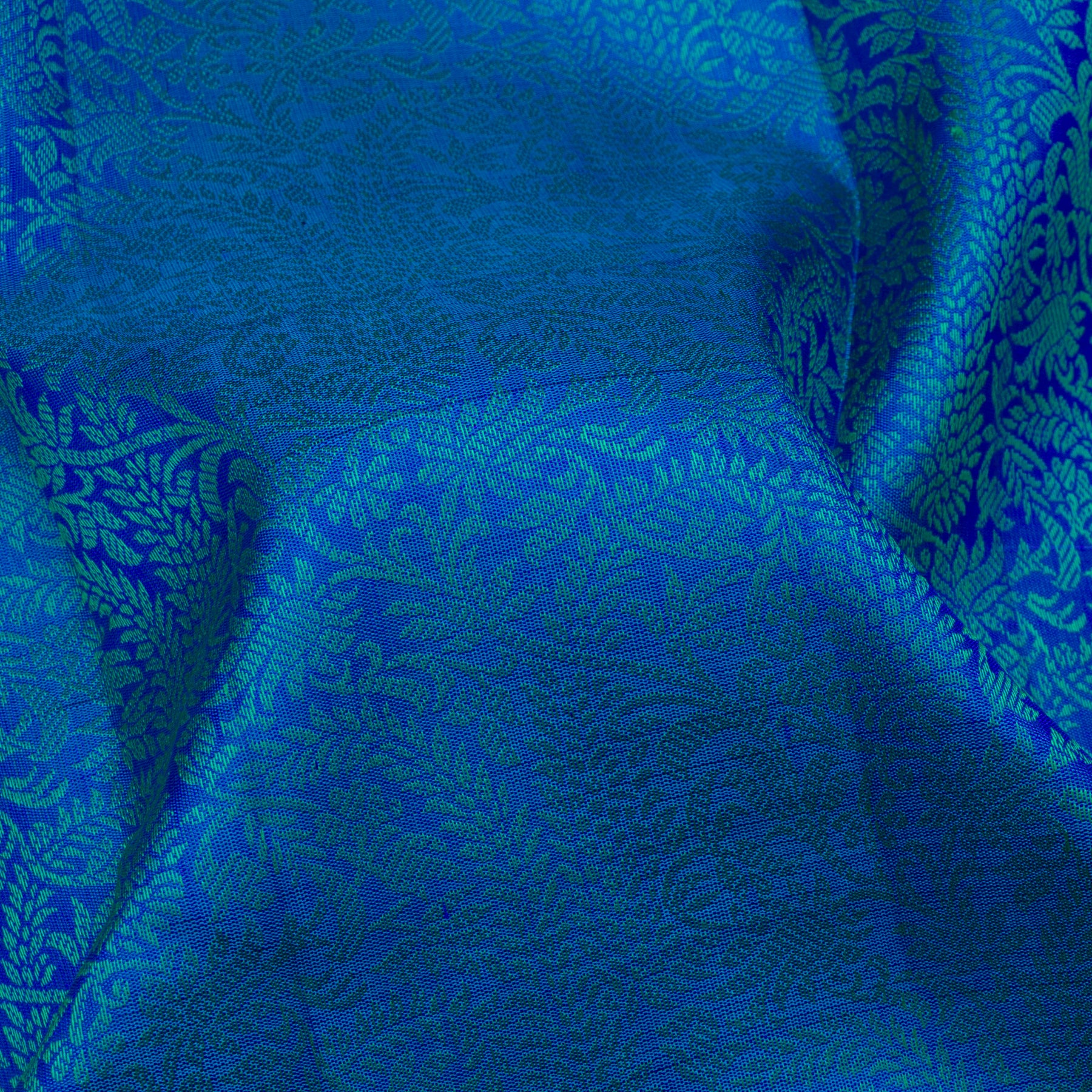 Kanakavalli Kanjivaram Silk Sari 24-599-HS001-03648 - Fabric View