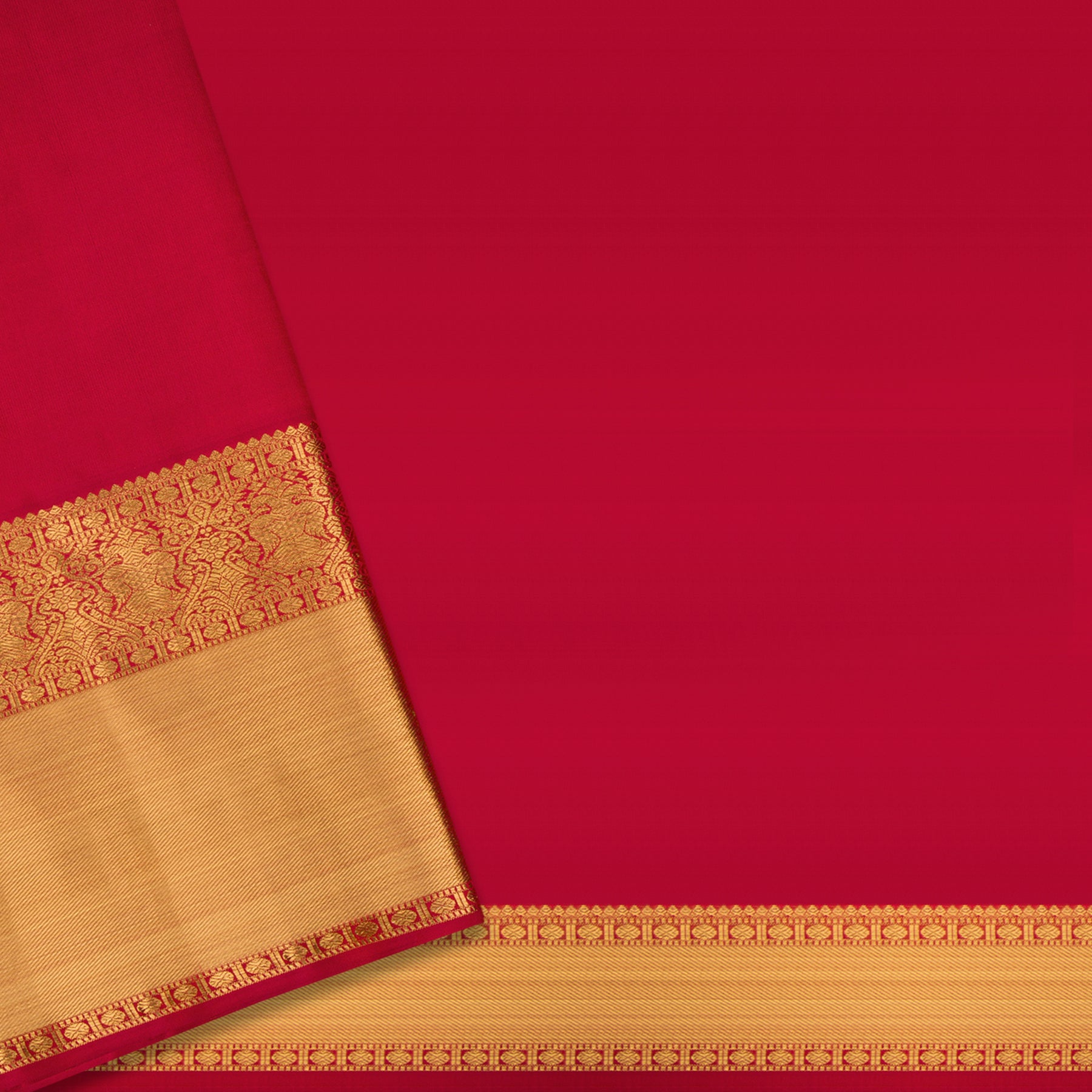 Kanakavalli Kanjivaram Silk Sari 24-599-HS001-03676 - Blouse View