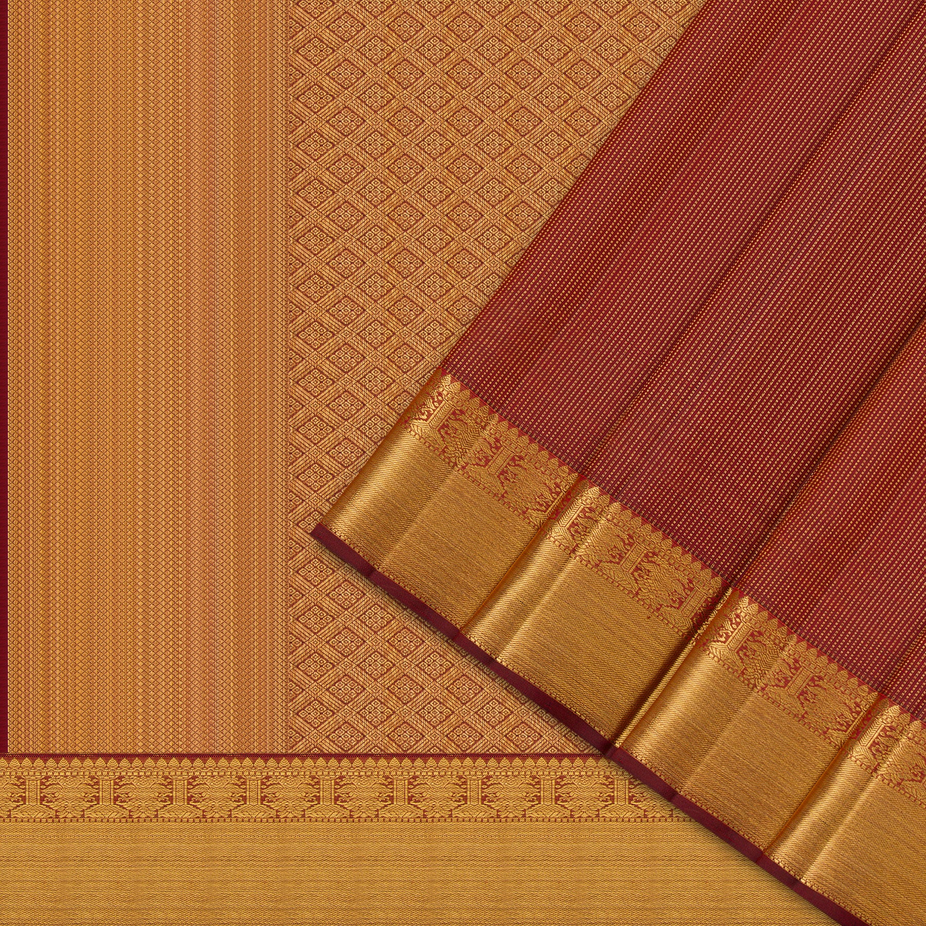 Kanakavalli Kanjivaram Silk Sari 24-599-HS001-03677 - Cover View