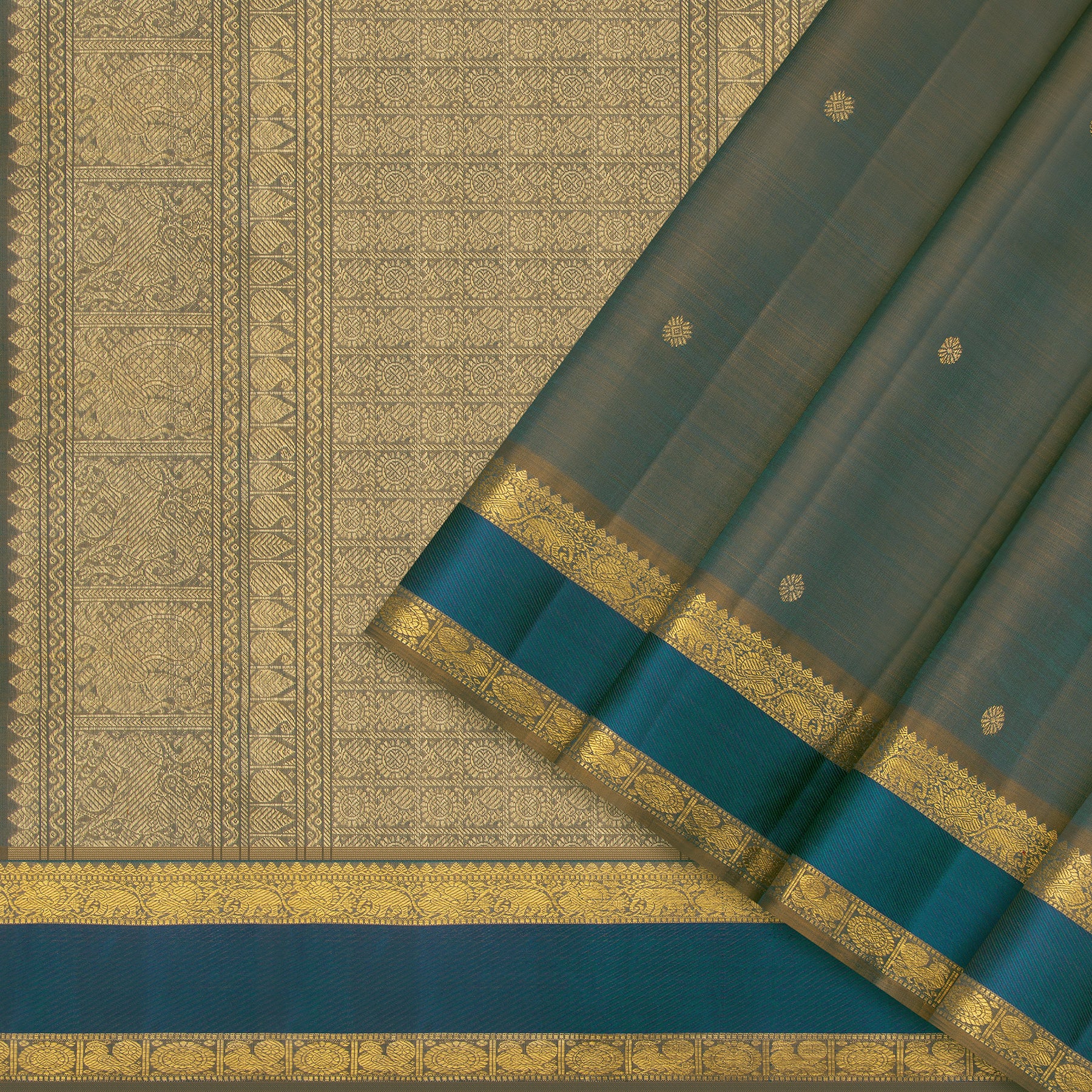 Kanakavalli Kanjivaram Silk Sari 24-599-HS001-03916 - Cover View