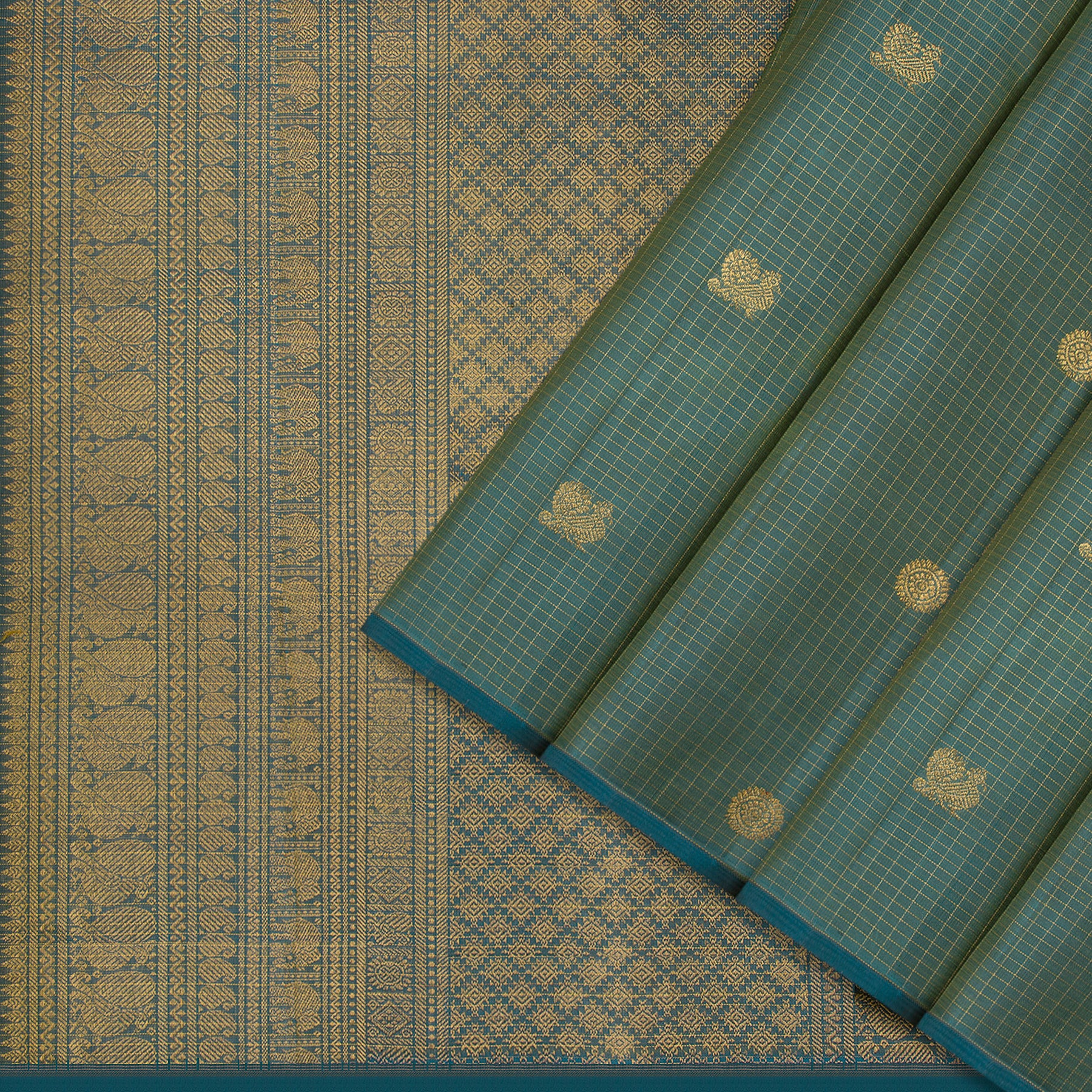 Kanakavalli Kanjivaram Silk Sari 24-599-HS001-04003 - Cover View