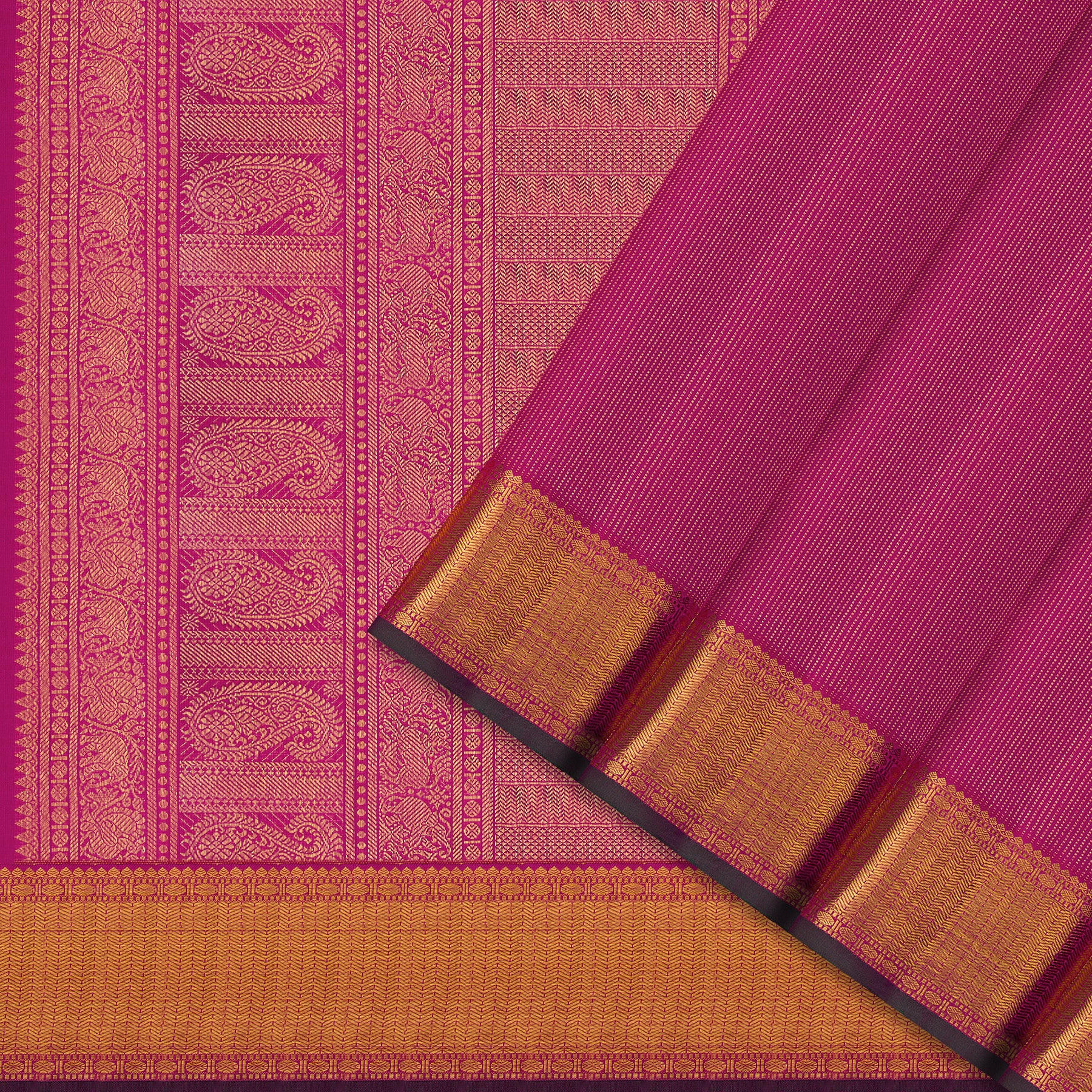 Kanakavalli Kanjivaram Silk Sari 24-599-HS001-04166 - Cover View