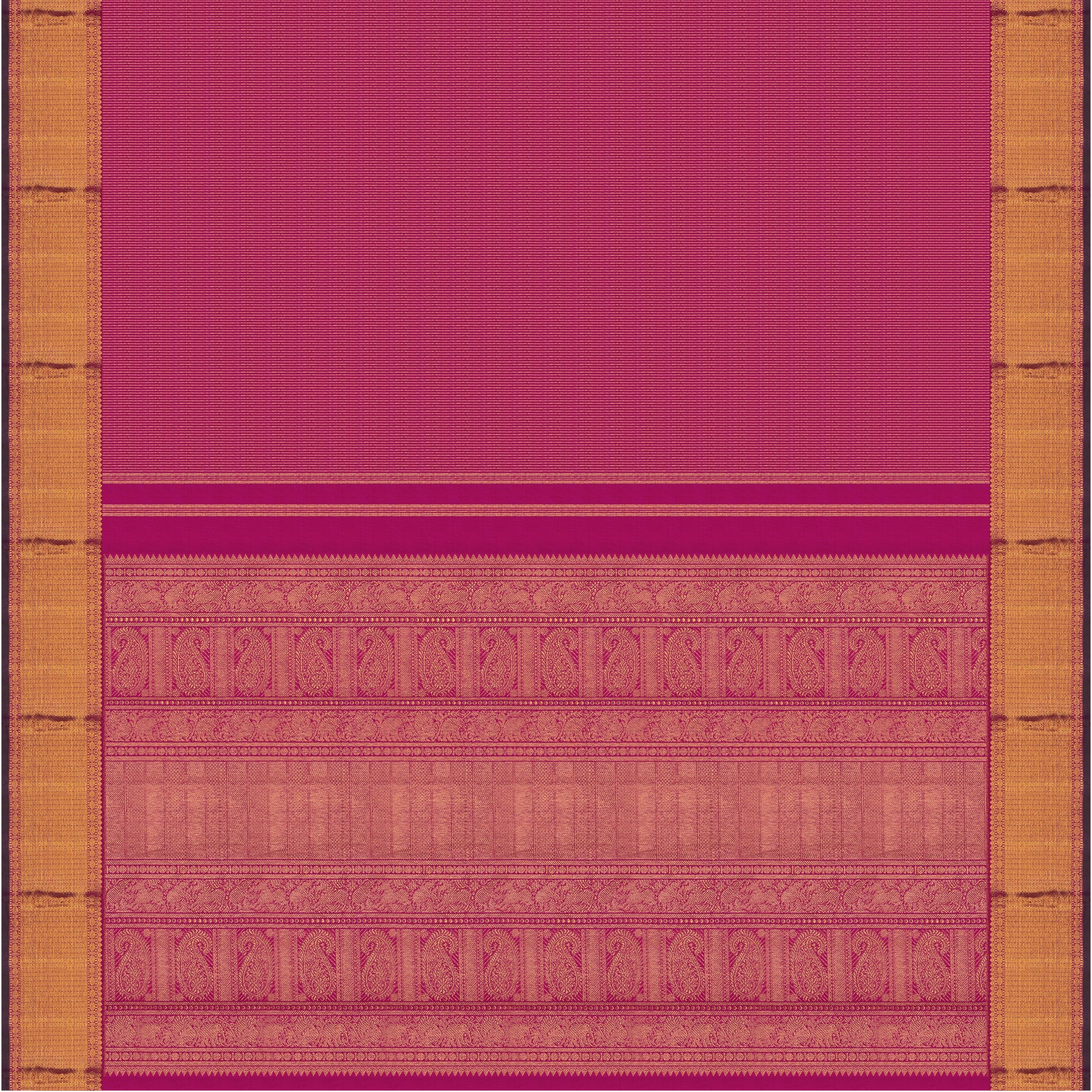 Kanakavalli Kanjivaram Silk Sari 24-599-HS001-04166 - Full View