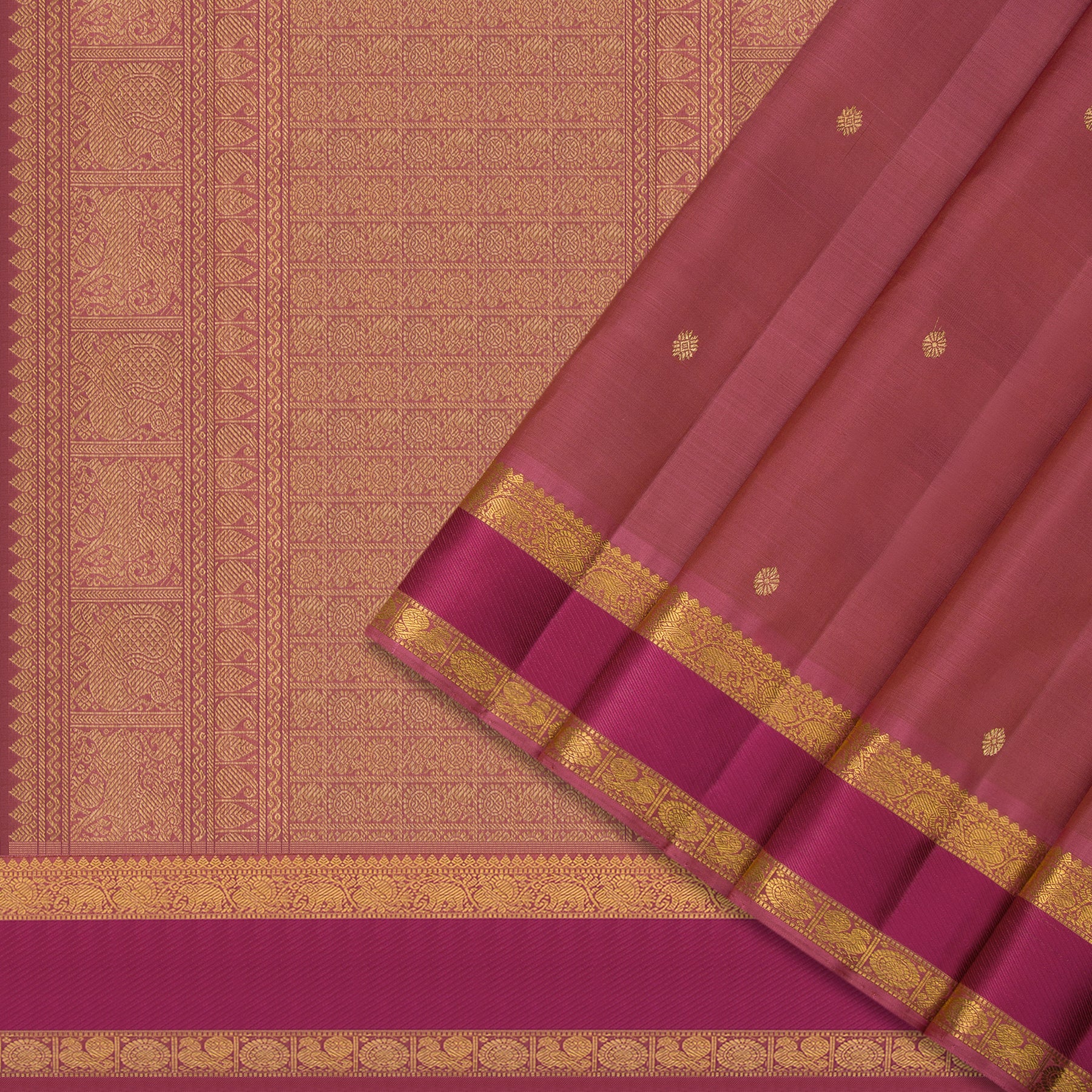 Kanakavalli Kanjivaram Silk Sari 24-599-HS001-06425 - Cover View