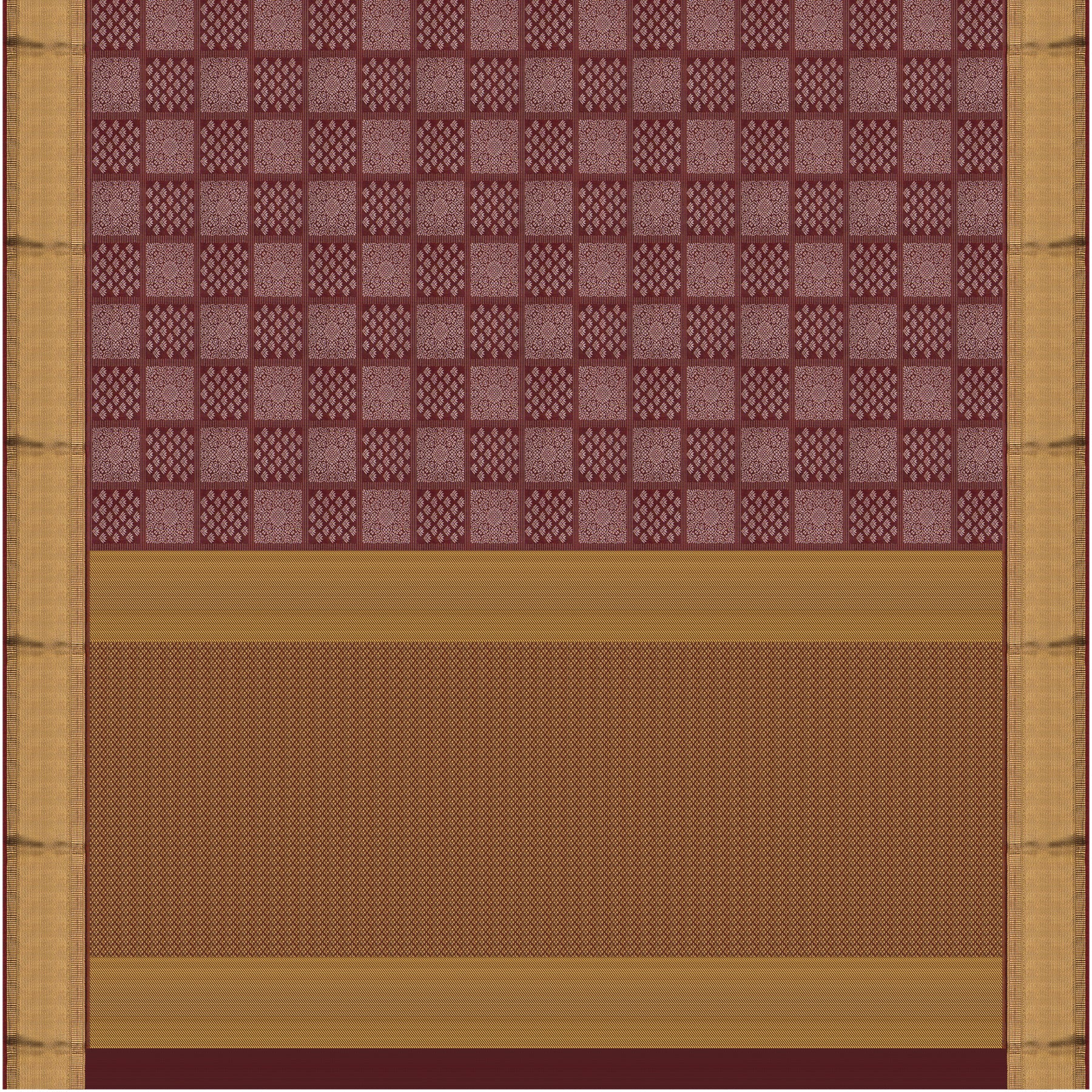 Kanakavalli Kanjivaram Silk Sari 24-599-HS001-06441 - Full View