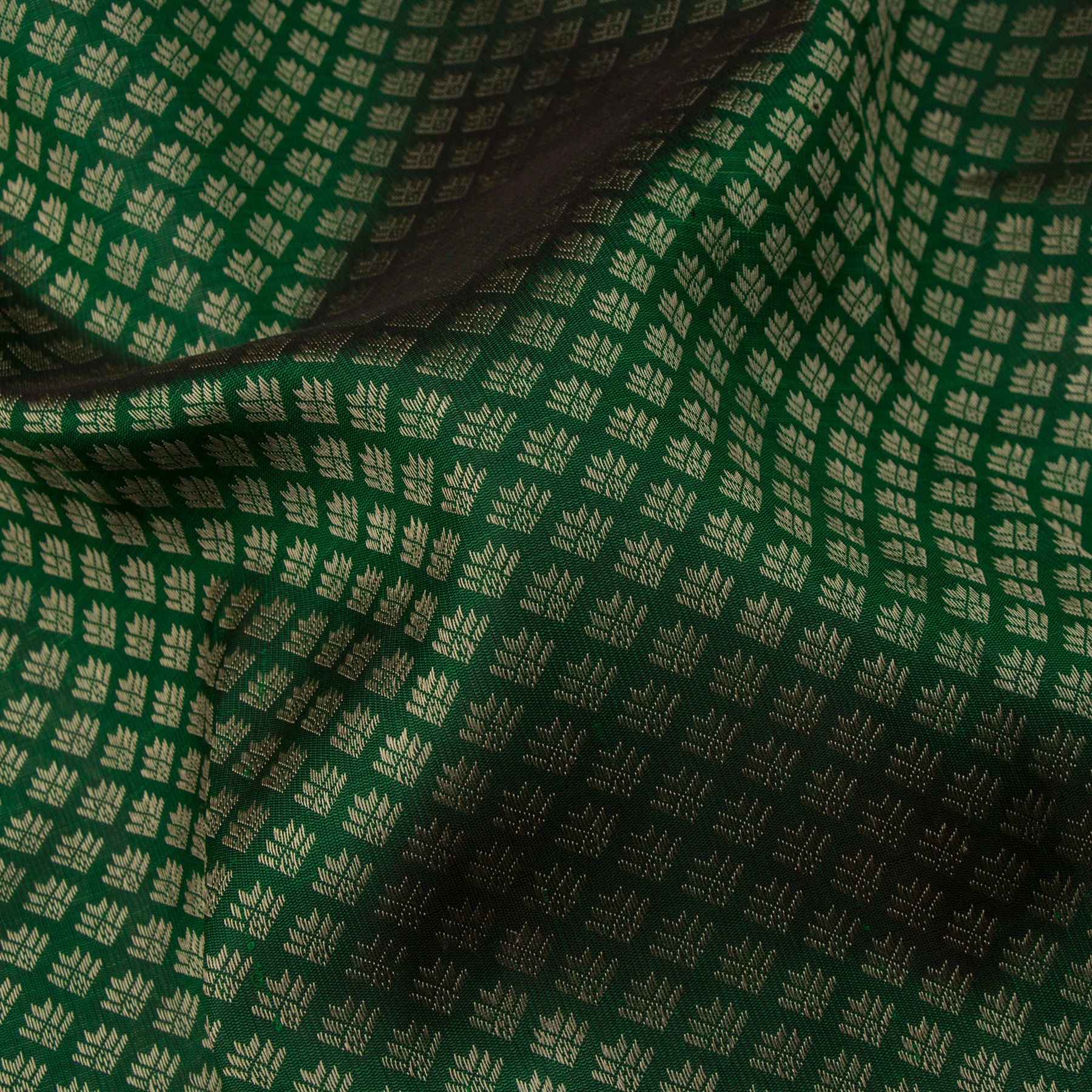 Kanakavalli Kanjivaram Silk Sari 24-599-HS001-06444 - Fabric View