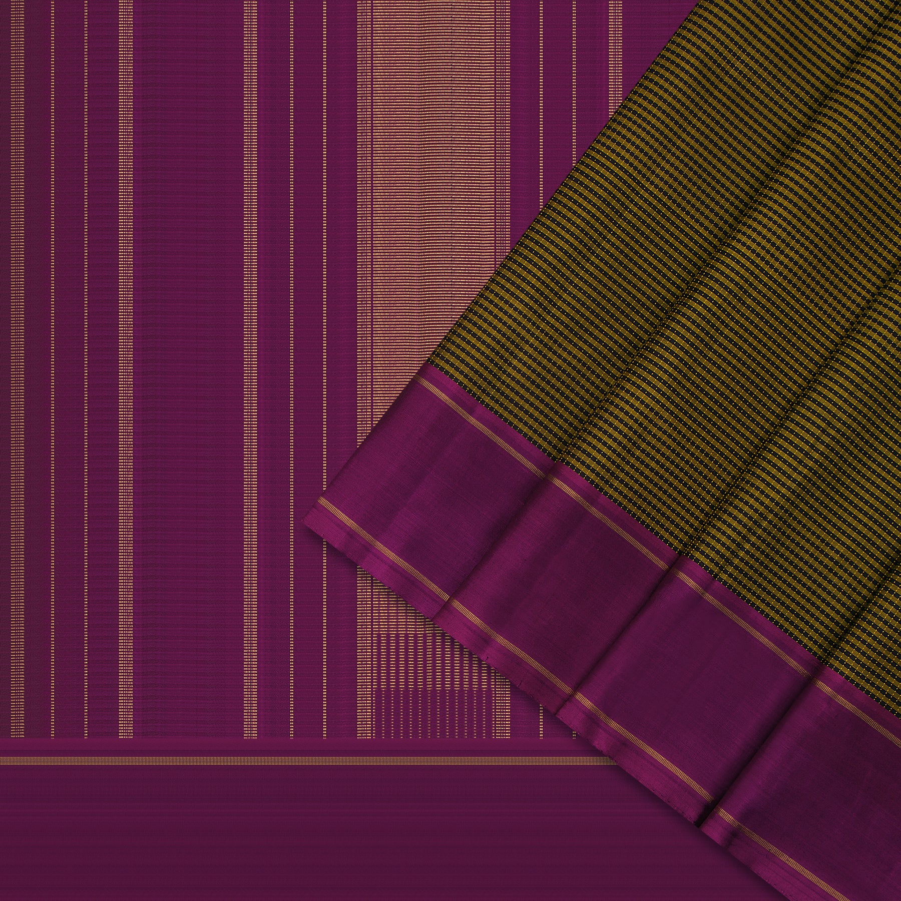 Kanakavalli Kanjivaram Silk Sari 24-599-HS001-06450 - Cover View