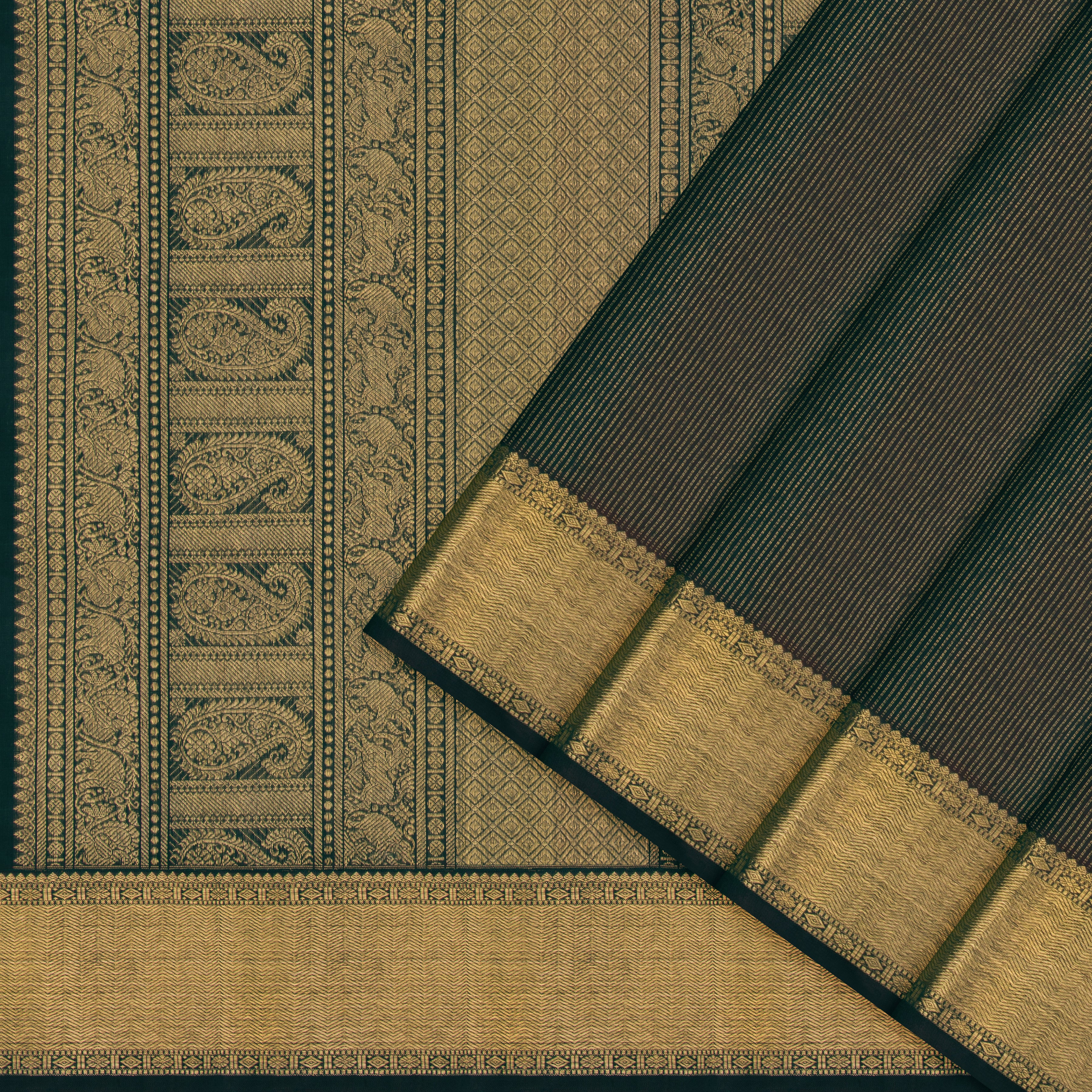 Kanakavalli Kanjivaram Silk Sari 24-599-HS001-06596 - Cover View