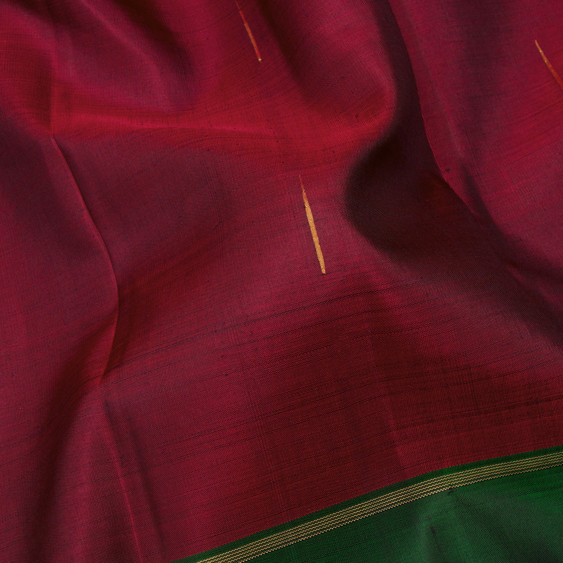 Kanakavalli Kanjivaram Silk Sari 24-599-HS001-06784 - Fabric View