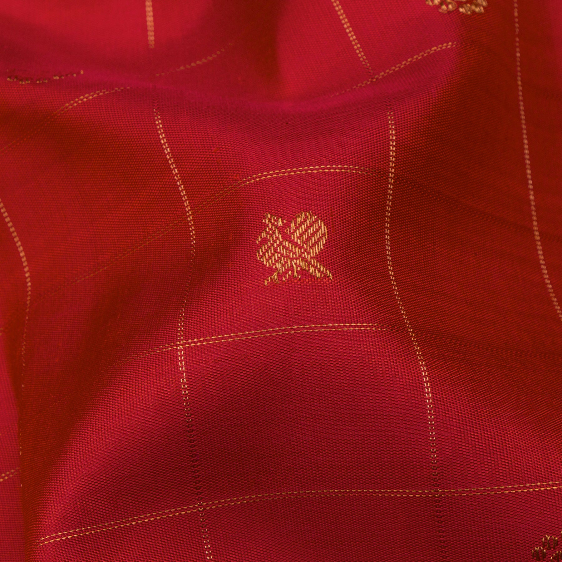 Kanakavalli Kanjivaram Silk Sari 24-599-HS001-06791 - Fabric View