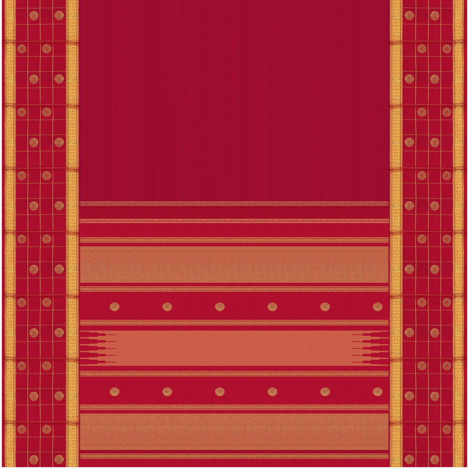 Kanakavalli Kanjivaram Silk Sari 24-599-HS001-08249 - Full View
