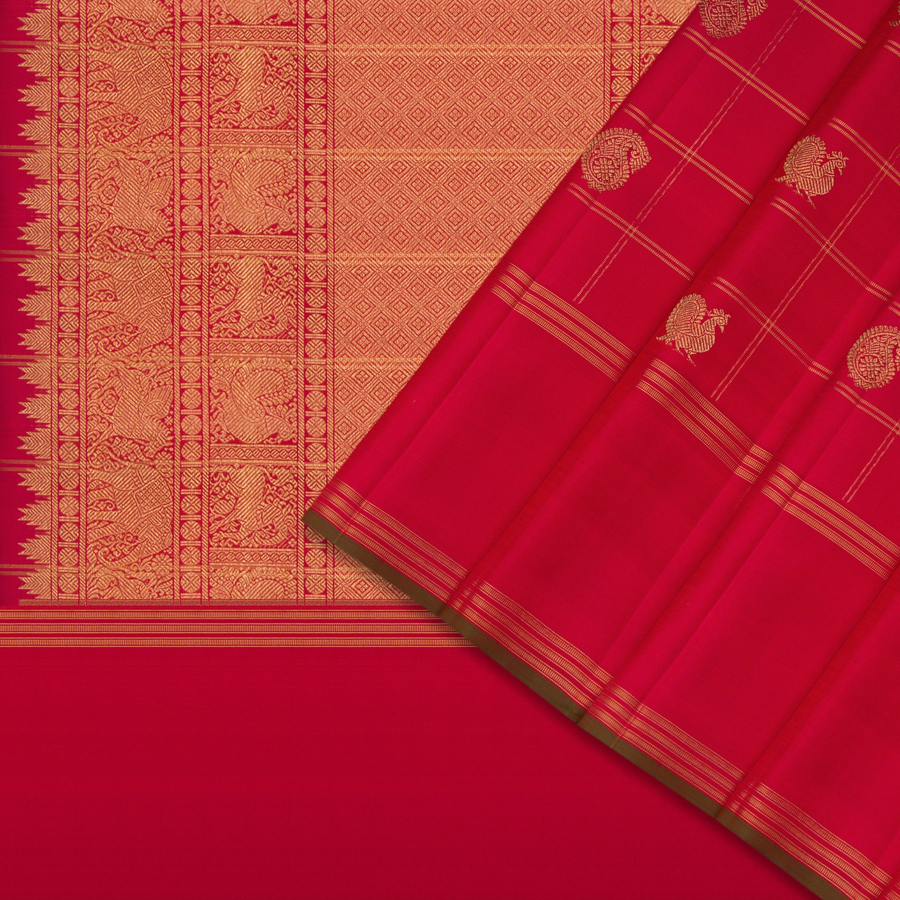 Kanakavalli Kanjivaram Silk Sari 24-599-HS001-08281 - Cover View