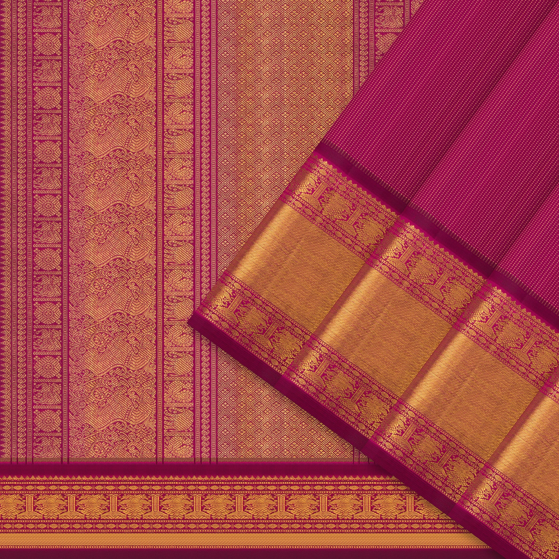 Kanakavalli Kanjivaram Silk Sari 24-599-HS001-08308 - Cover View