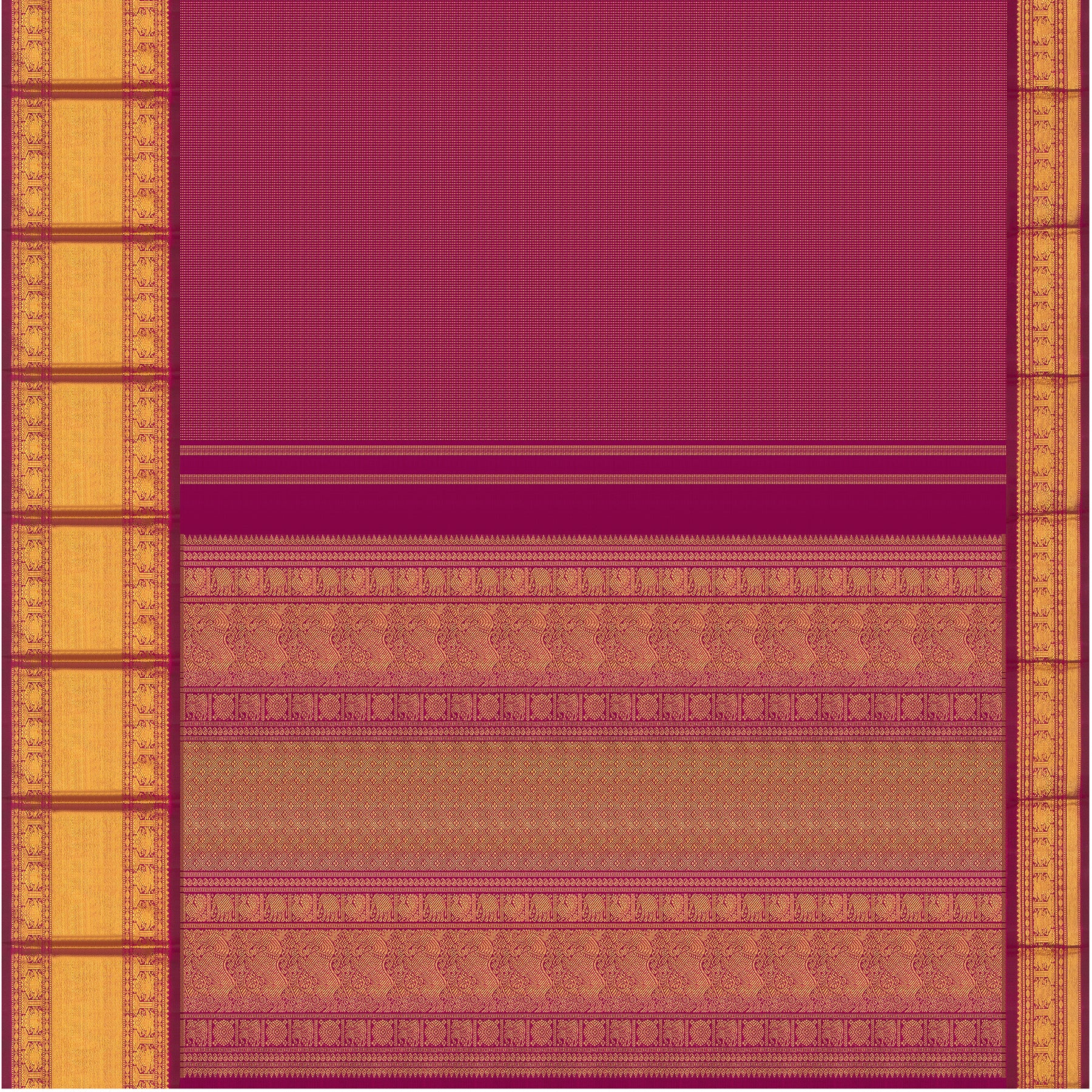 Kanakavalli Kanjivaram Silk Sari 24-599-HS001-08308 - Full View