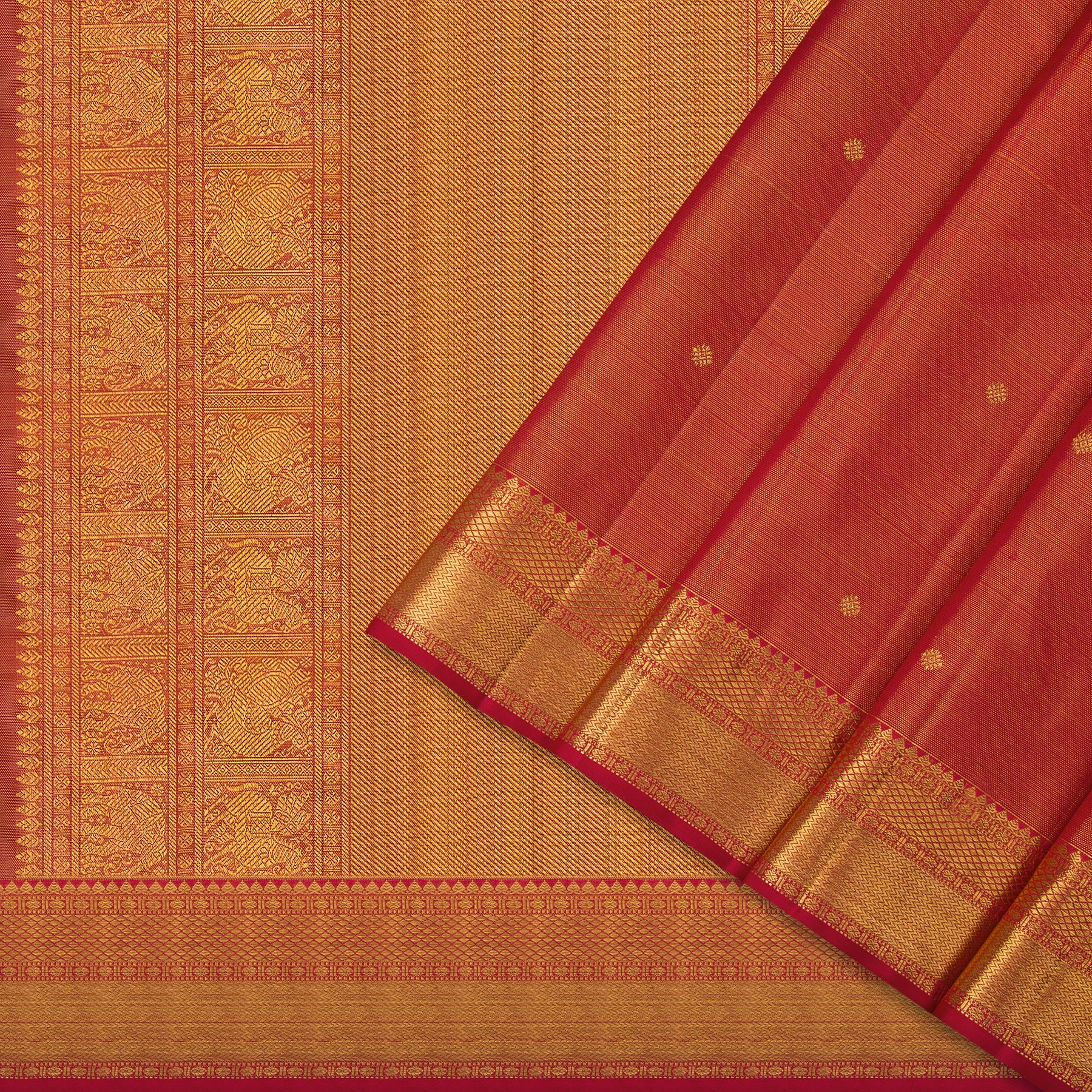 Kanakavalli Kanjivaram Silk Sari 24-599-HS001-08322 - Cover View