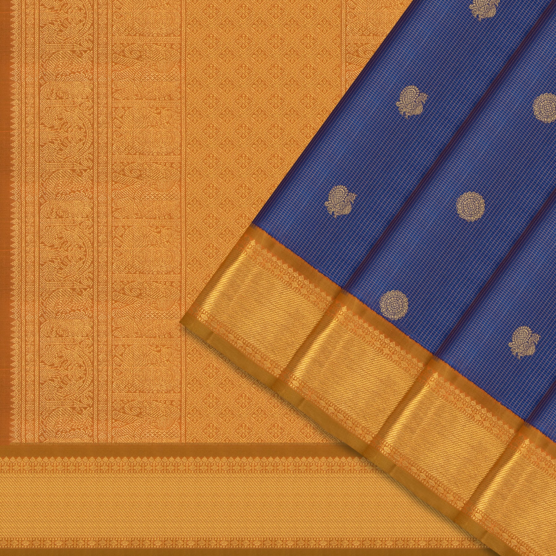 Kanakavalli Kanjivaram Silk Sari 24-599-HS001-08327 - Cover View