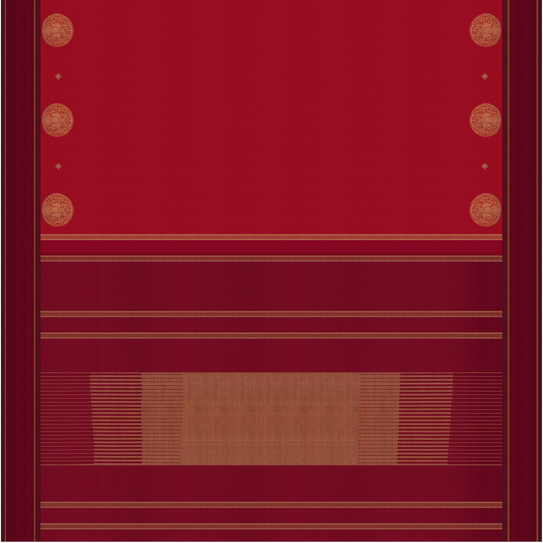 Kanakavalli Kanjivaram Silk Sari 24-599-HS001-08656 - Full View