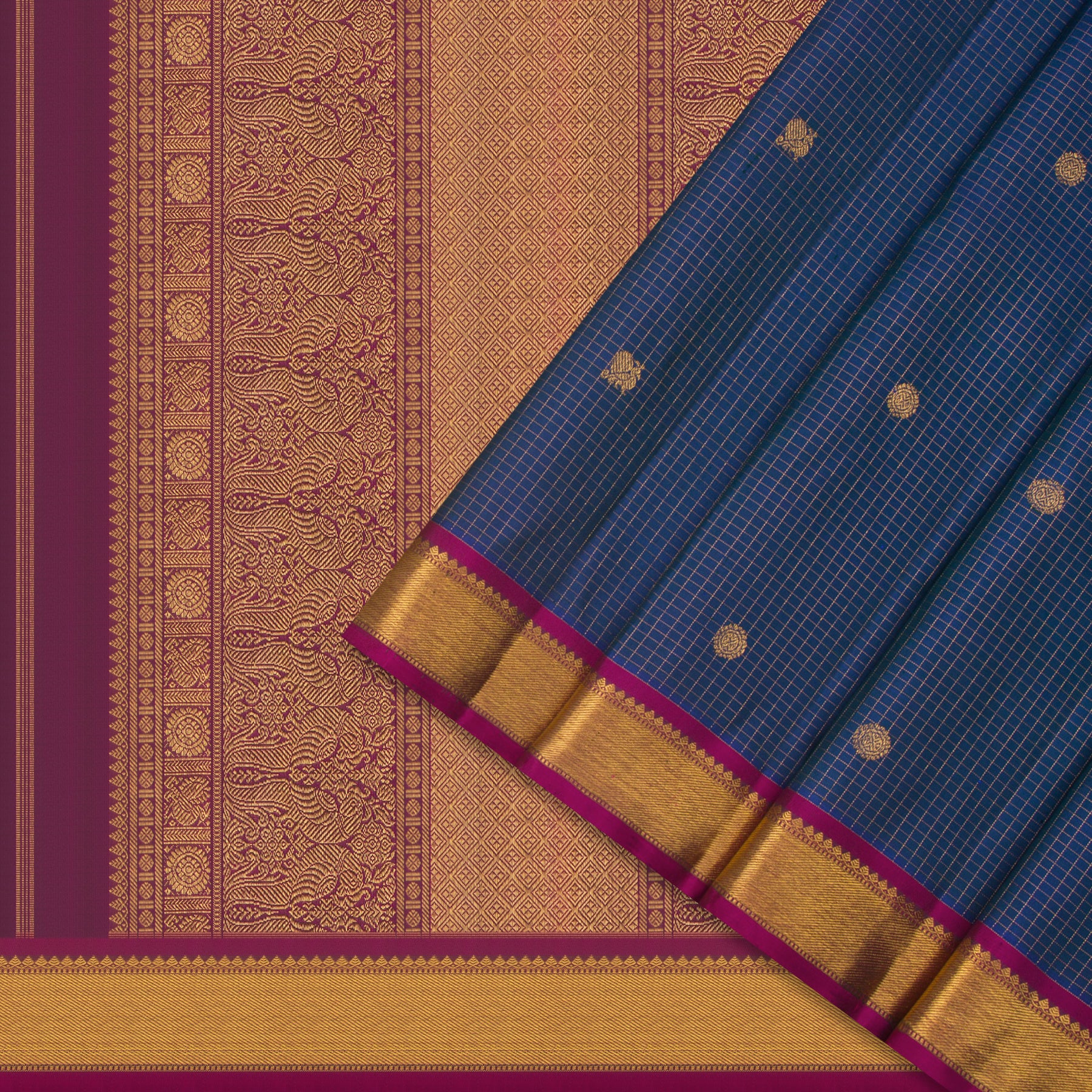 Kanakavalli Kanjivaram Silk Sari 24-599-HS001-10064 - Cover View