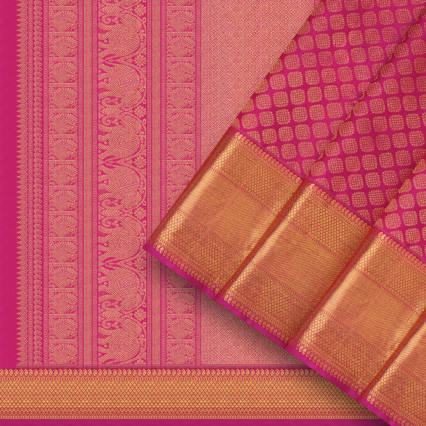 Kanakavalli Kanjivaram Silk Sari 24-599-HS001-10076 - Cover View