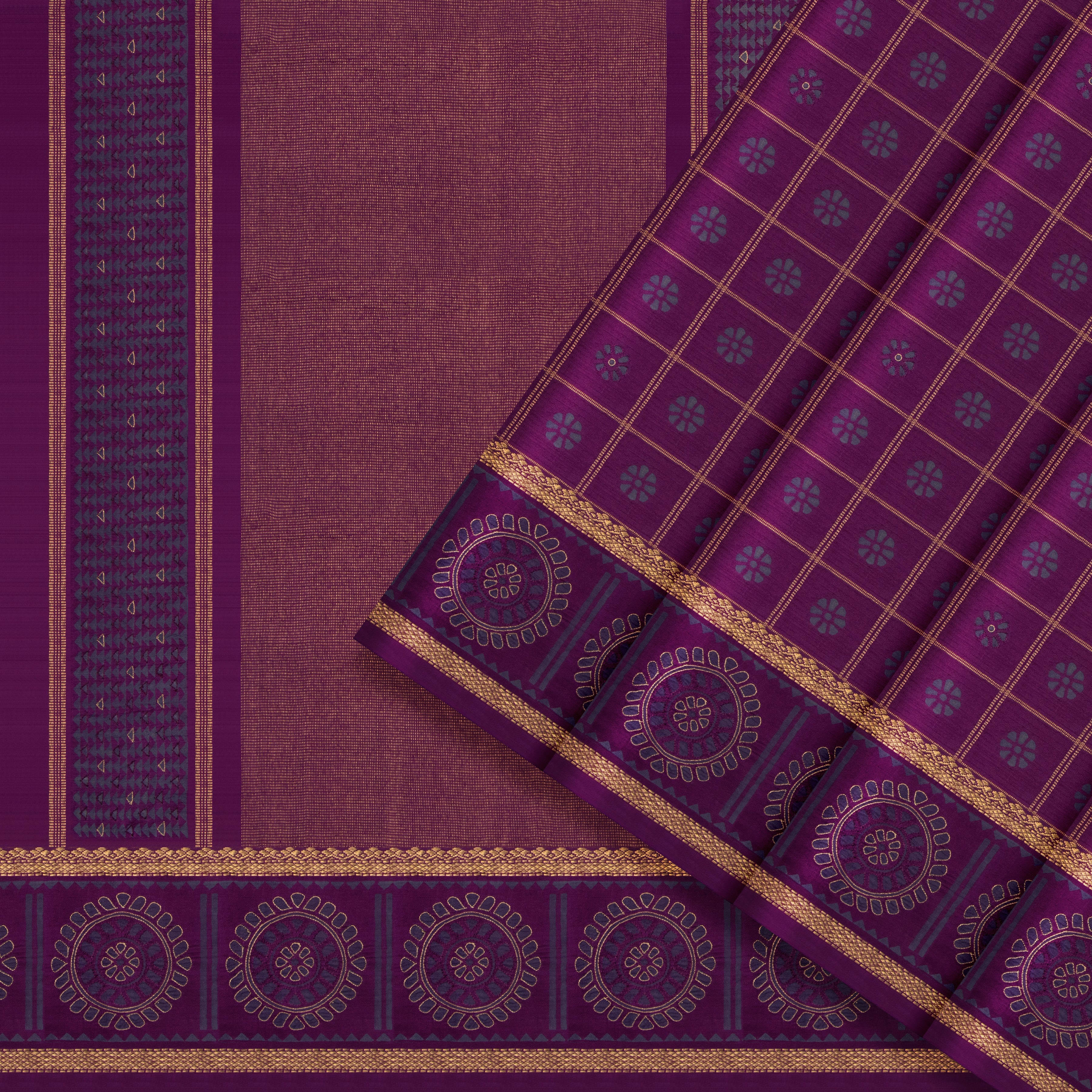 Kanakavalli Kanjivaram Silk Sari 24-599-HS001-10094 - Cover View