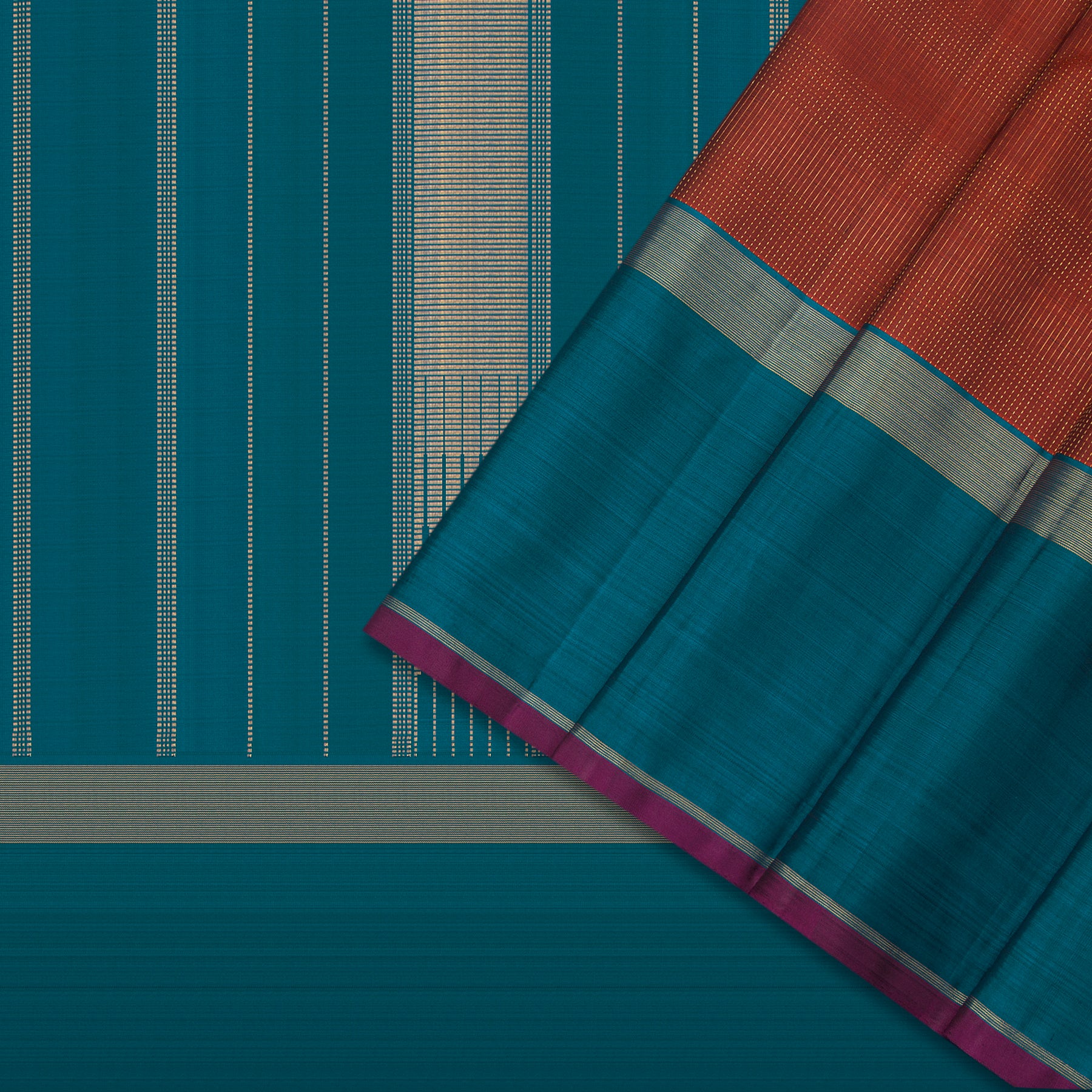 Kanakavalli Kanjivaram Silk Sari 24-599-HS001-10103 - Cover View