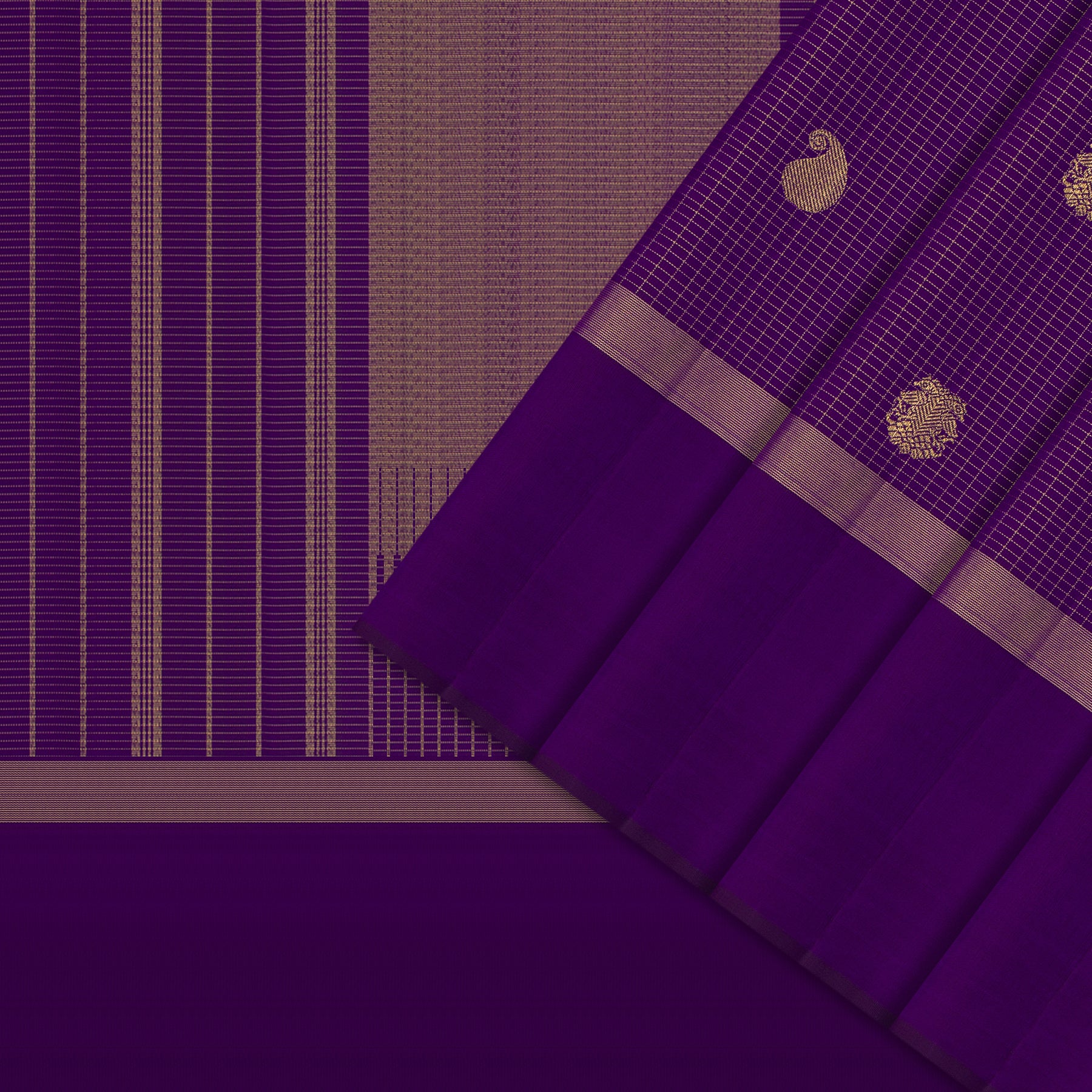 Kanakavalli Kanjivaram Silk Sari 24-599-HS001-10130 - Cover View