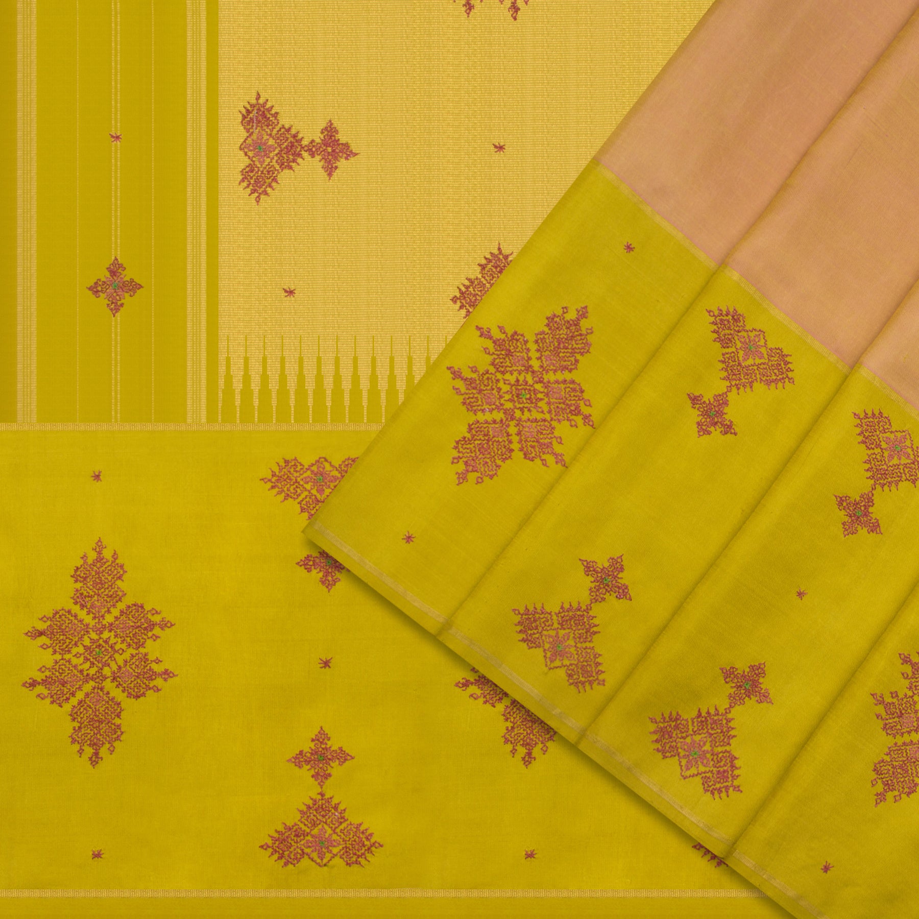 Kanakavalli Kanjivaram Silk Sari 24-599-HS001-10644 - Cover View
