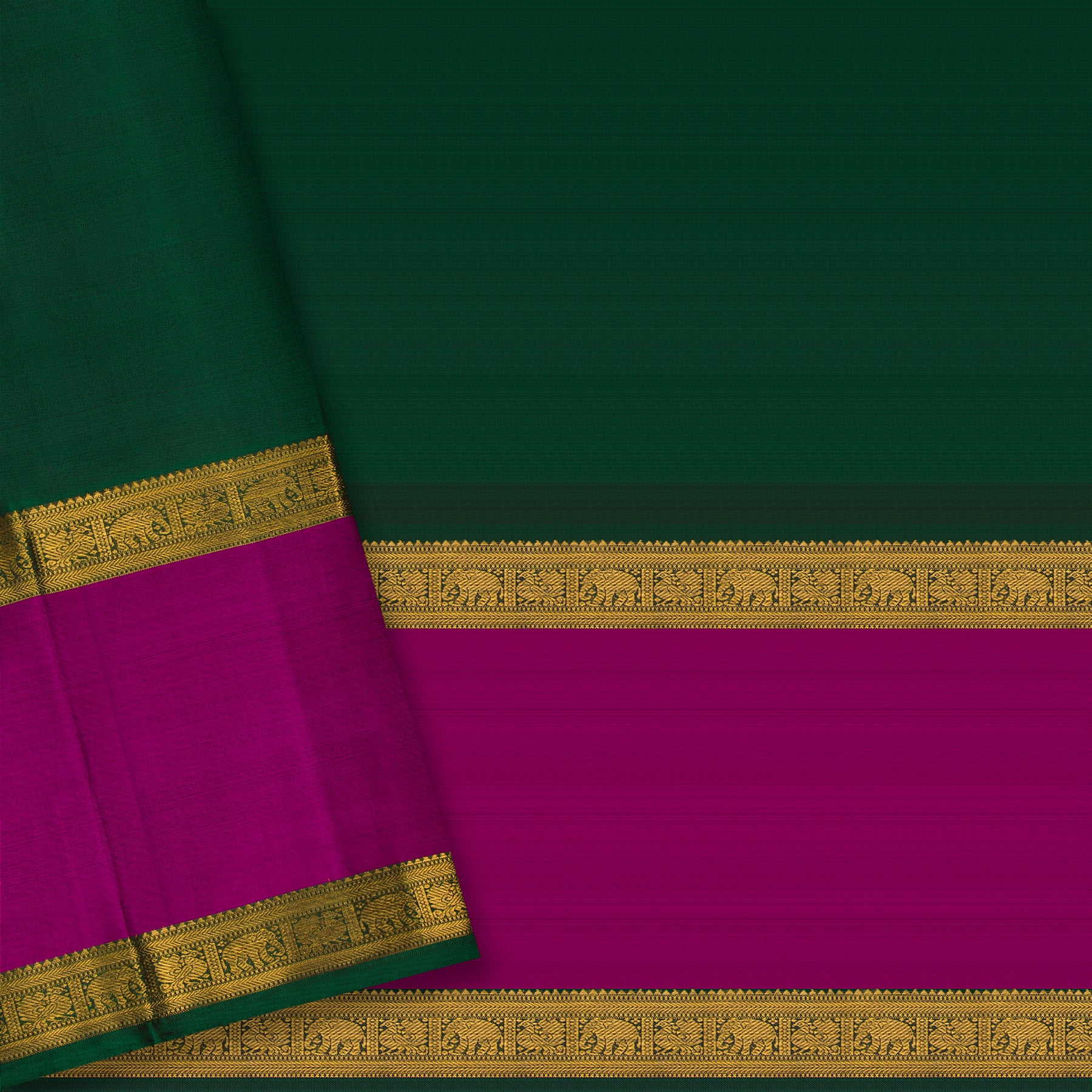 Kanakavalli Kanjivaram Silk Sari 24-599-HS001-10714 - Blouse View