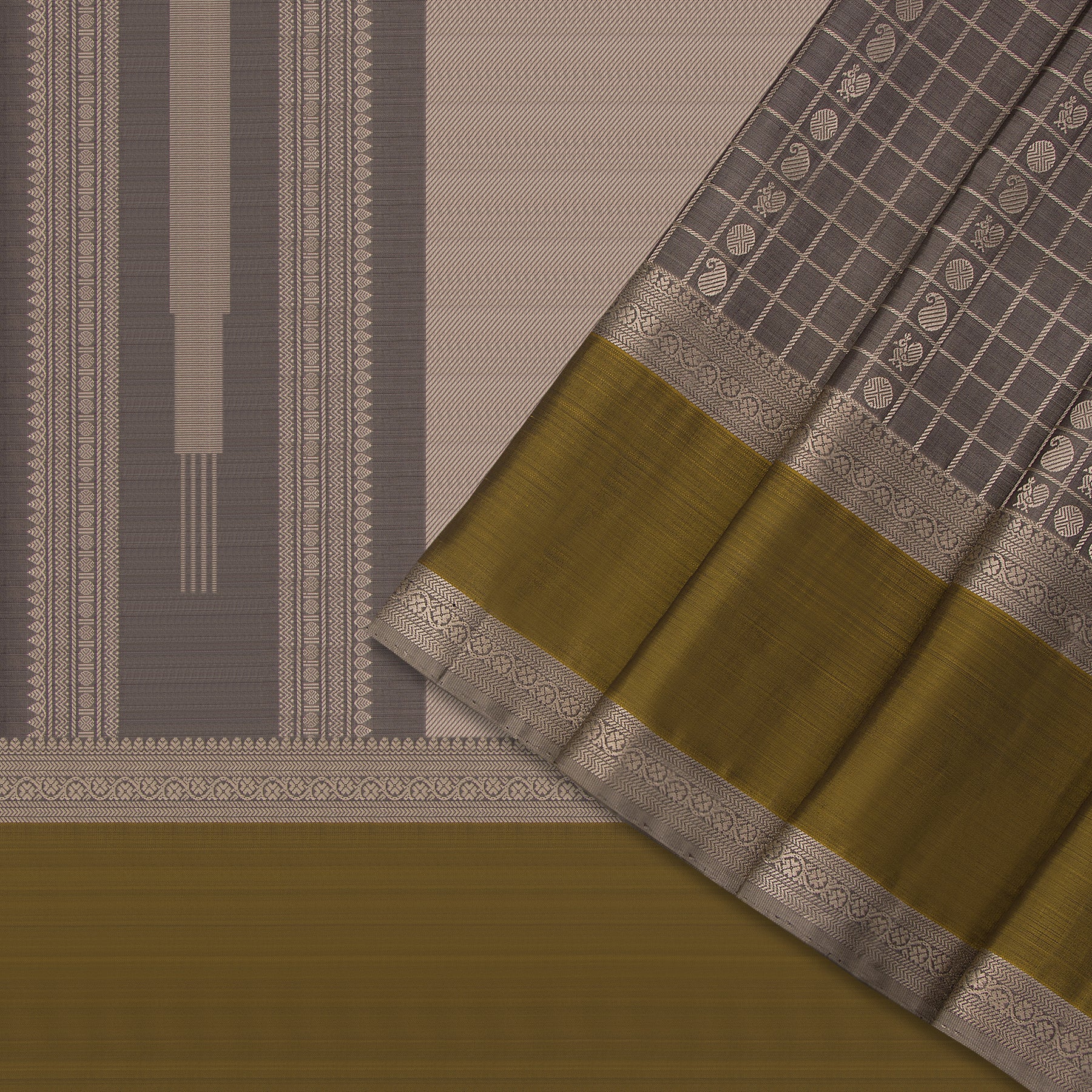 Kanakavalli Kanjivaram Silk Sari 24-599-HS001-10715 - Cover View