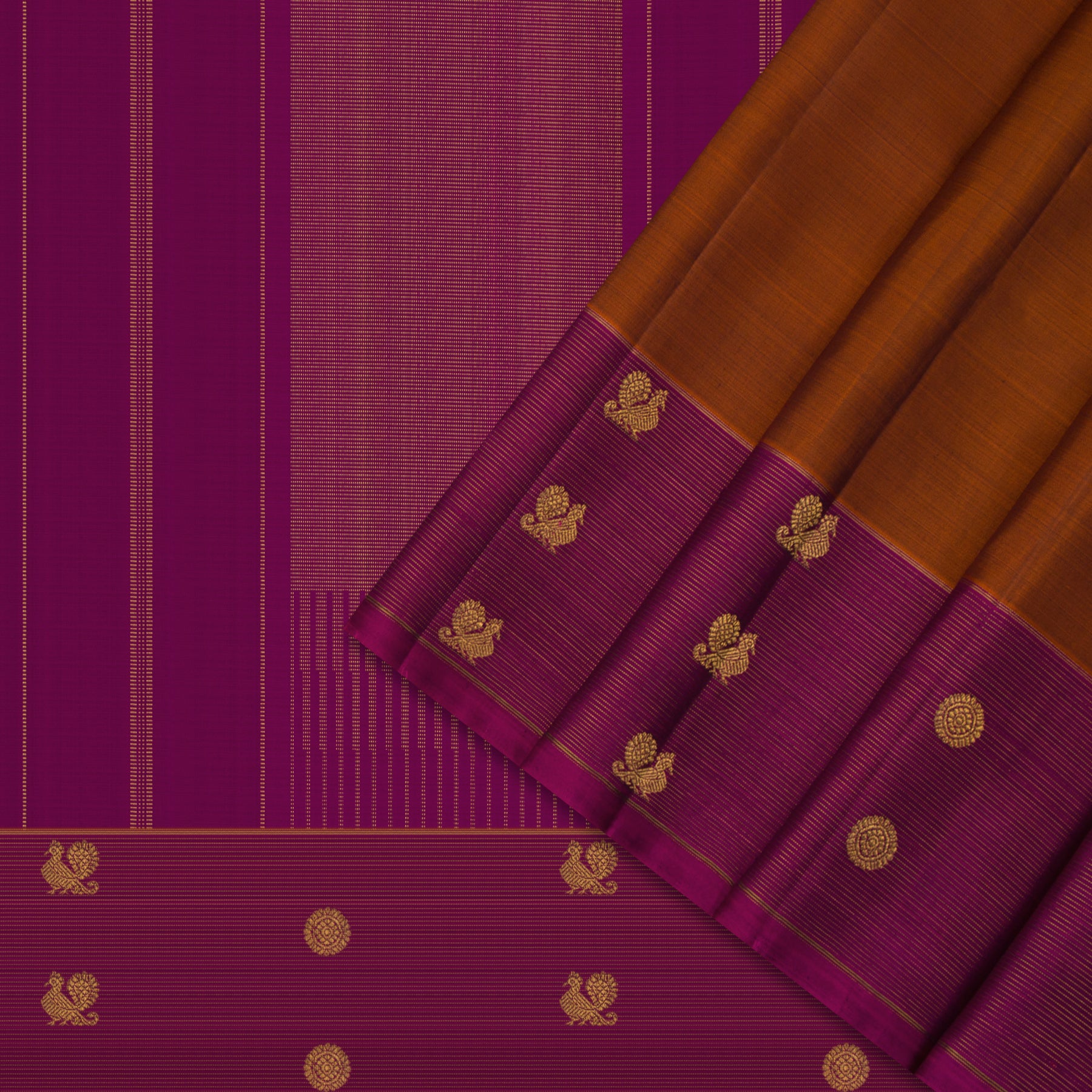 Kanakavalli Kanjivaram Silk Sari 24-599-HS001-10719 - Cover View