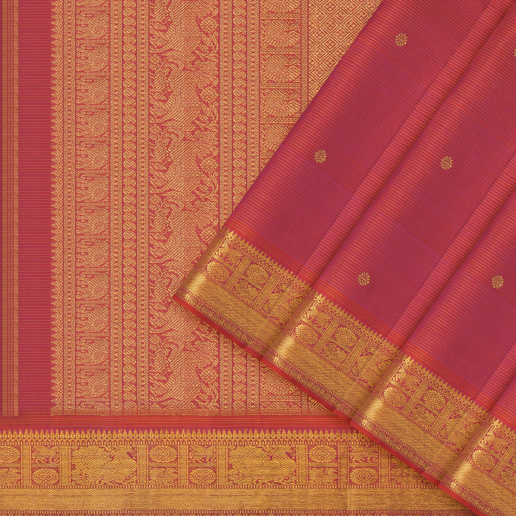 Kanakavalli Kanjivaram Silk Sari 24-599-HS001-10723 - Cover View