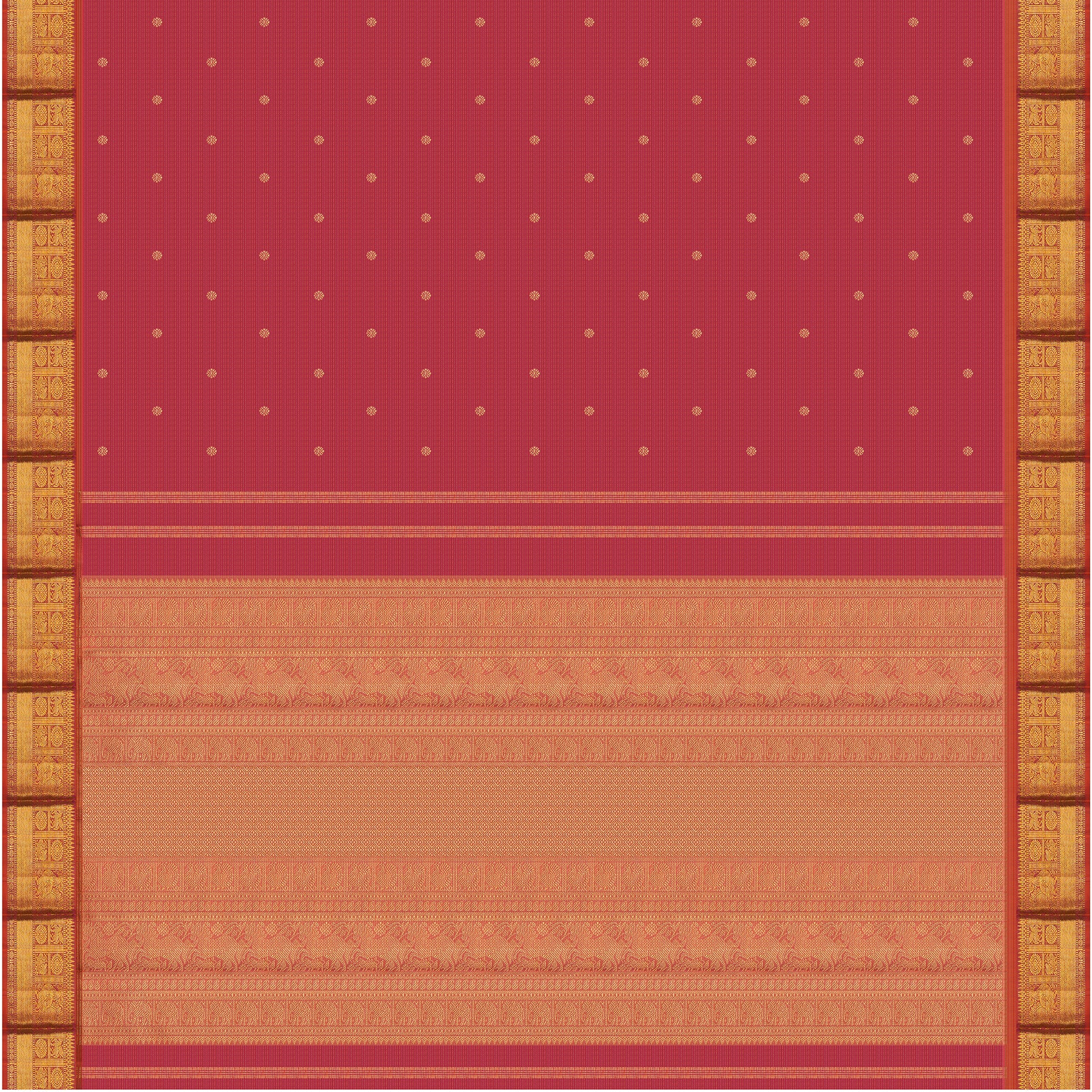 Kanakavalli Kanjivaram Silk Sari 24-599-HS001-10723 - Full View