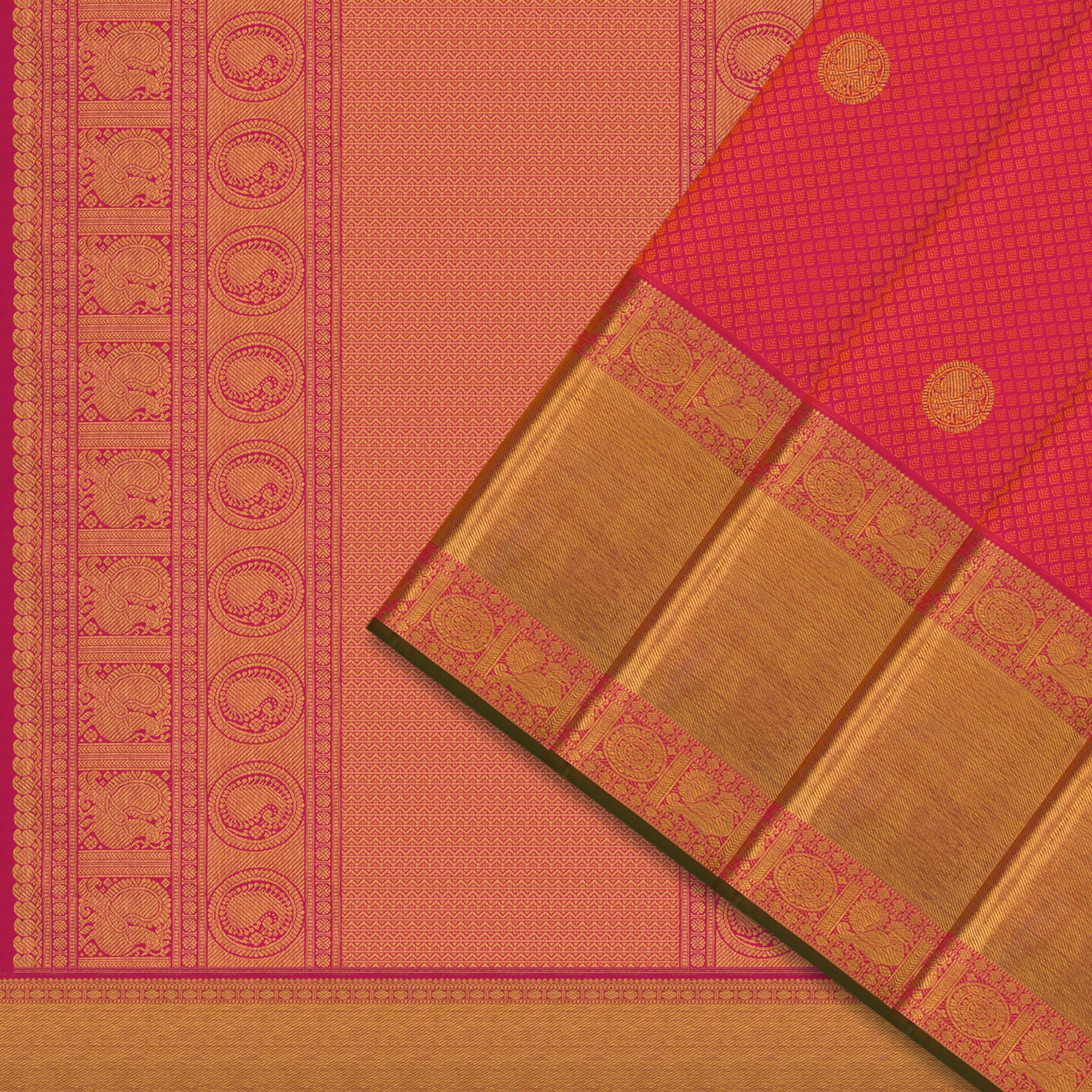 Kanakavalli Kanjivaram Silk Sari 24-599-HS001-10752 - Cover View