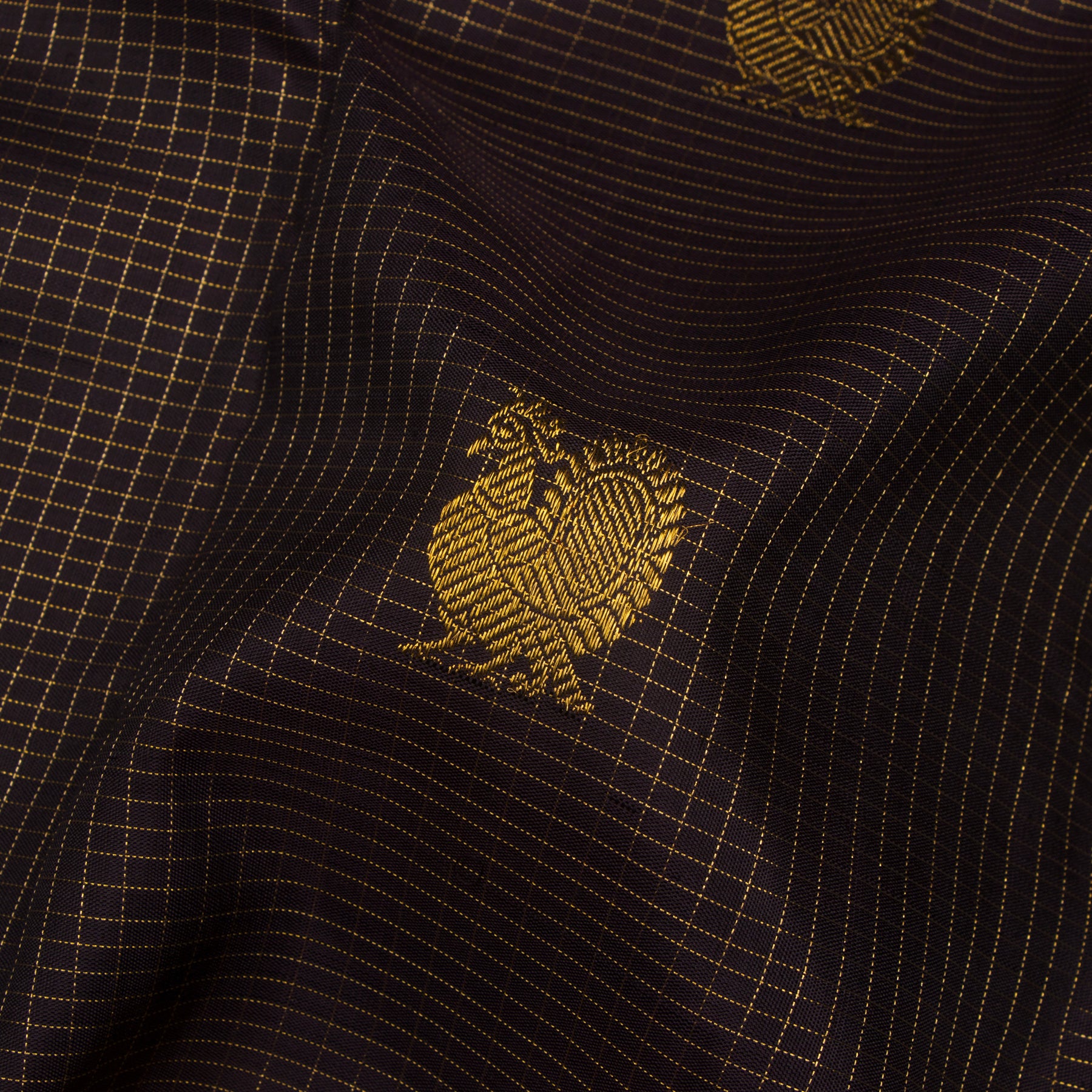 Kanakavalli Kanjivaram Silk Sari 24-599-HS001-10758 - Fabric View